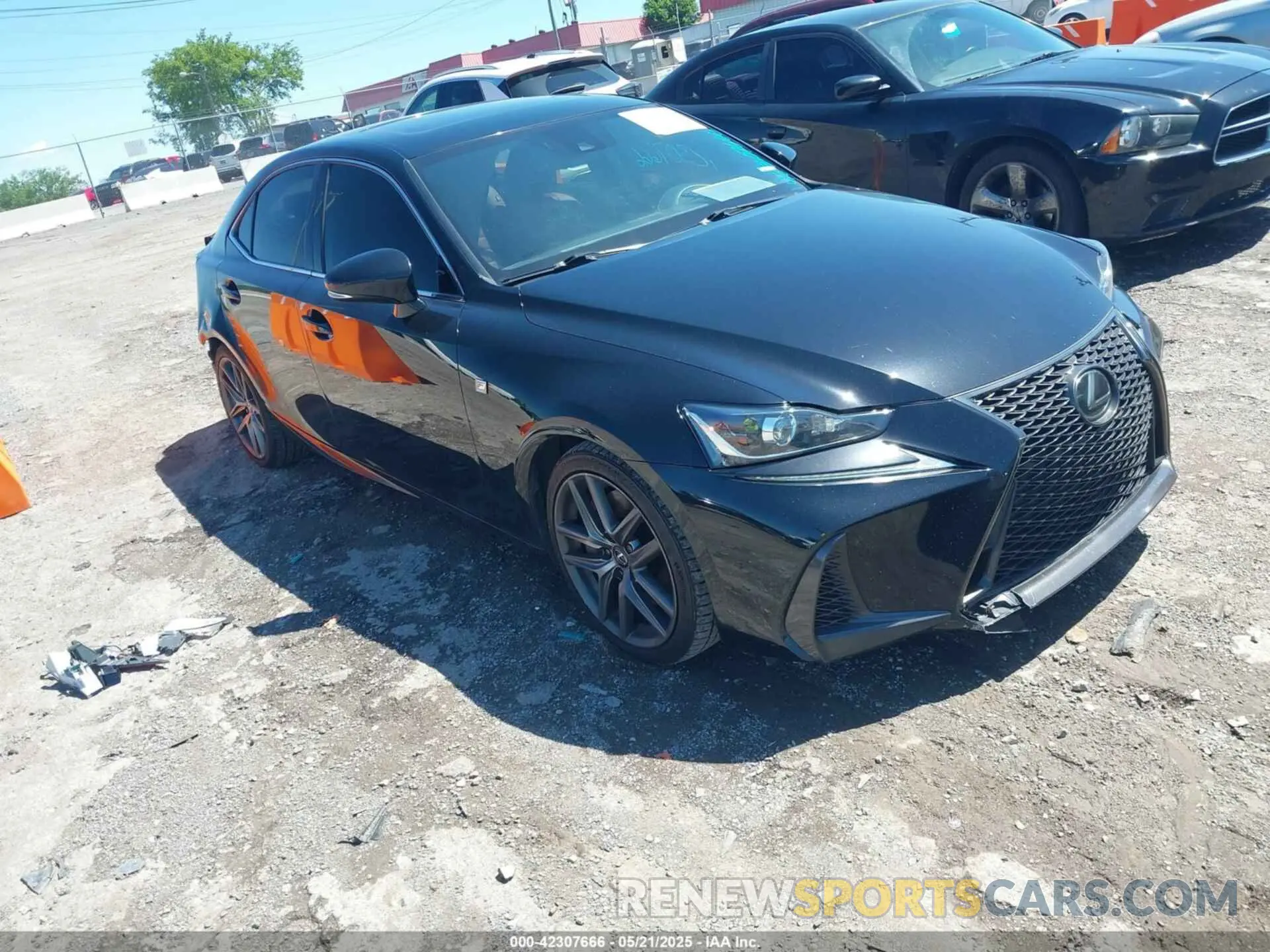 1 Photograph of a damaged car JTHGA1D23L5107353 LEXUS IS 300 2020