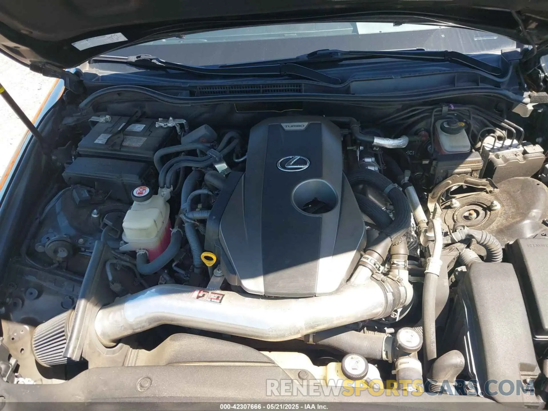 10 Photograph of a damaged car JTHGA1D23L5107353 LEXUS IS 300 2020