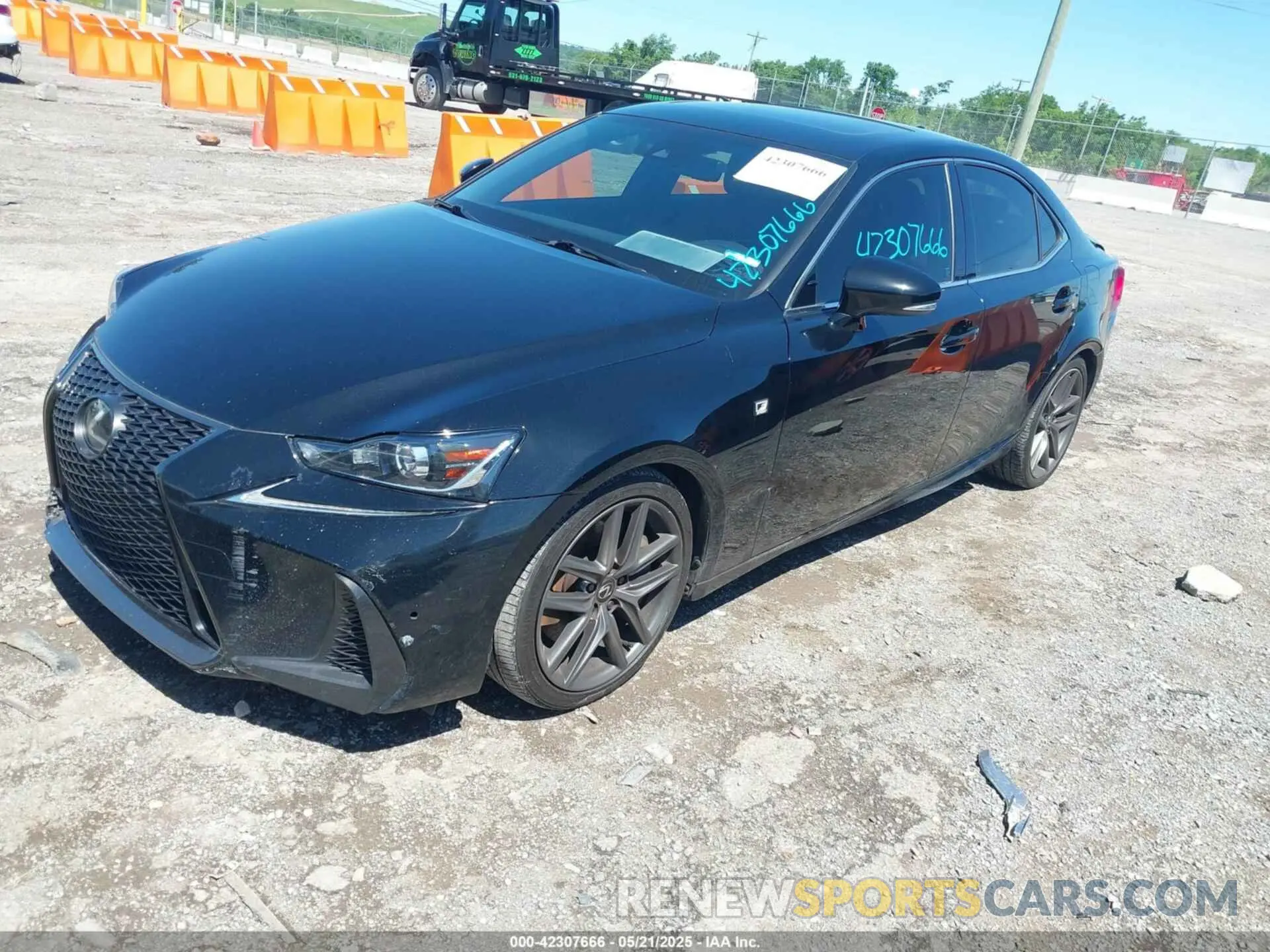2 Photograph of a damaged car JTHGA1D23L5107353 LEXUS IS 300 2020