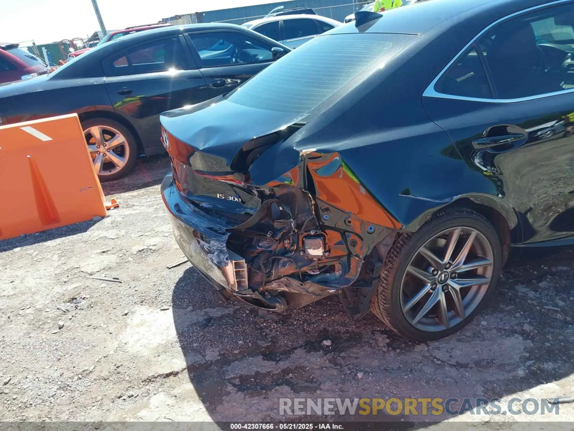 6 Photograph of a damaged car JTHGA1D23L5107353 LEXUS IS 300 2020