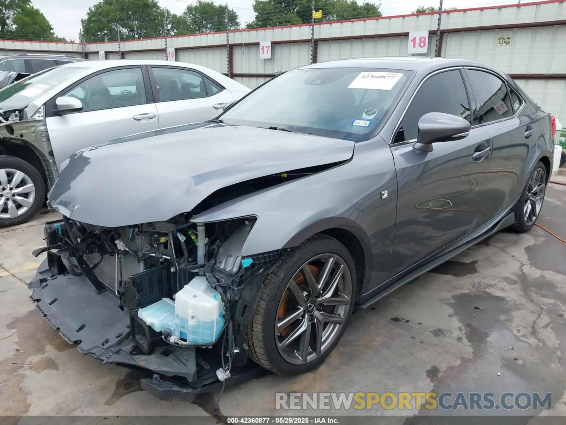 2 Photograph of a damaged car JTHGA1D25L5101652 LEXUS IS 300 2020