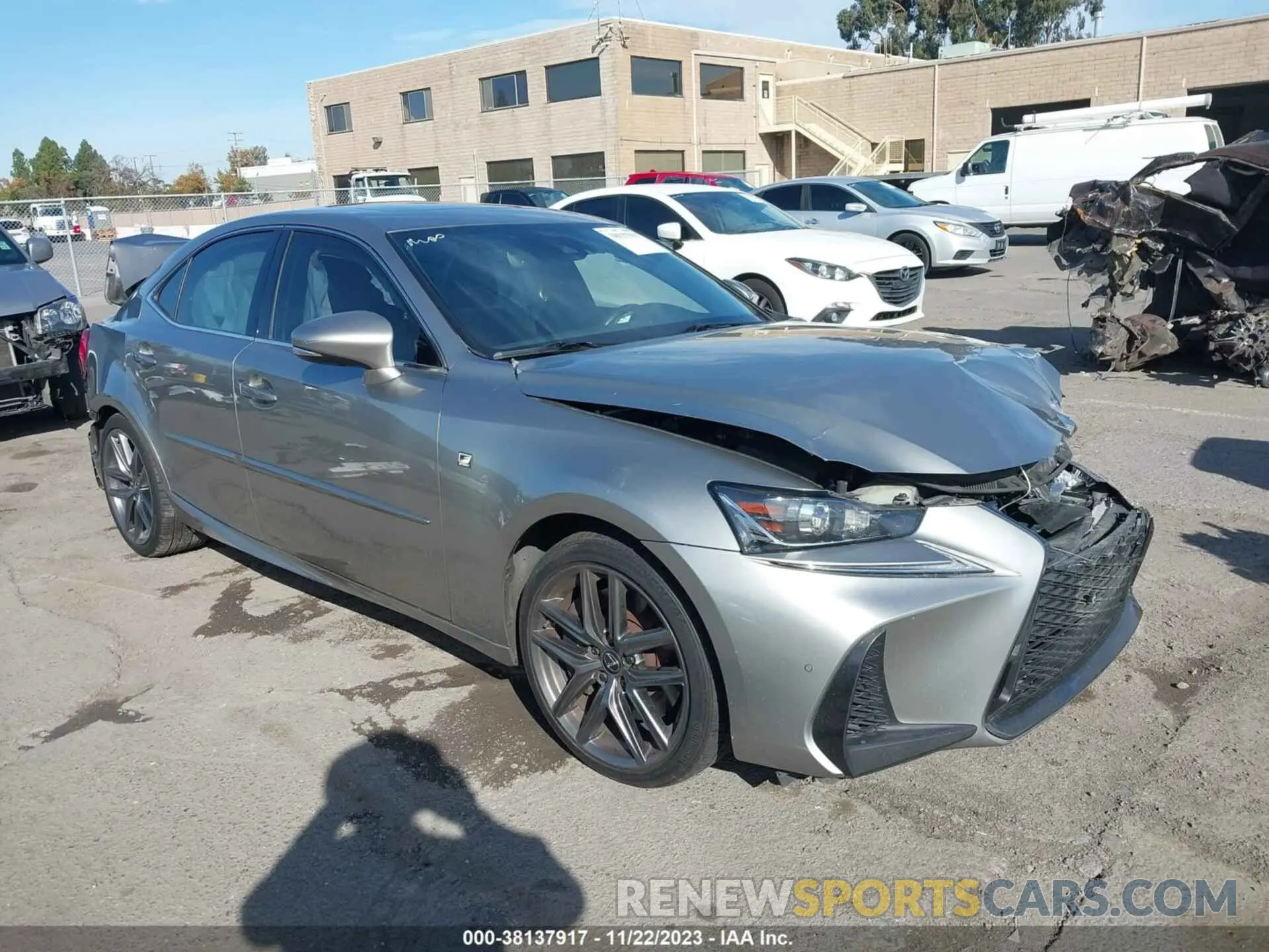1 Photograph of a damaged car JTHGA1D25L5102865 LEXUS IS 300 2020