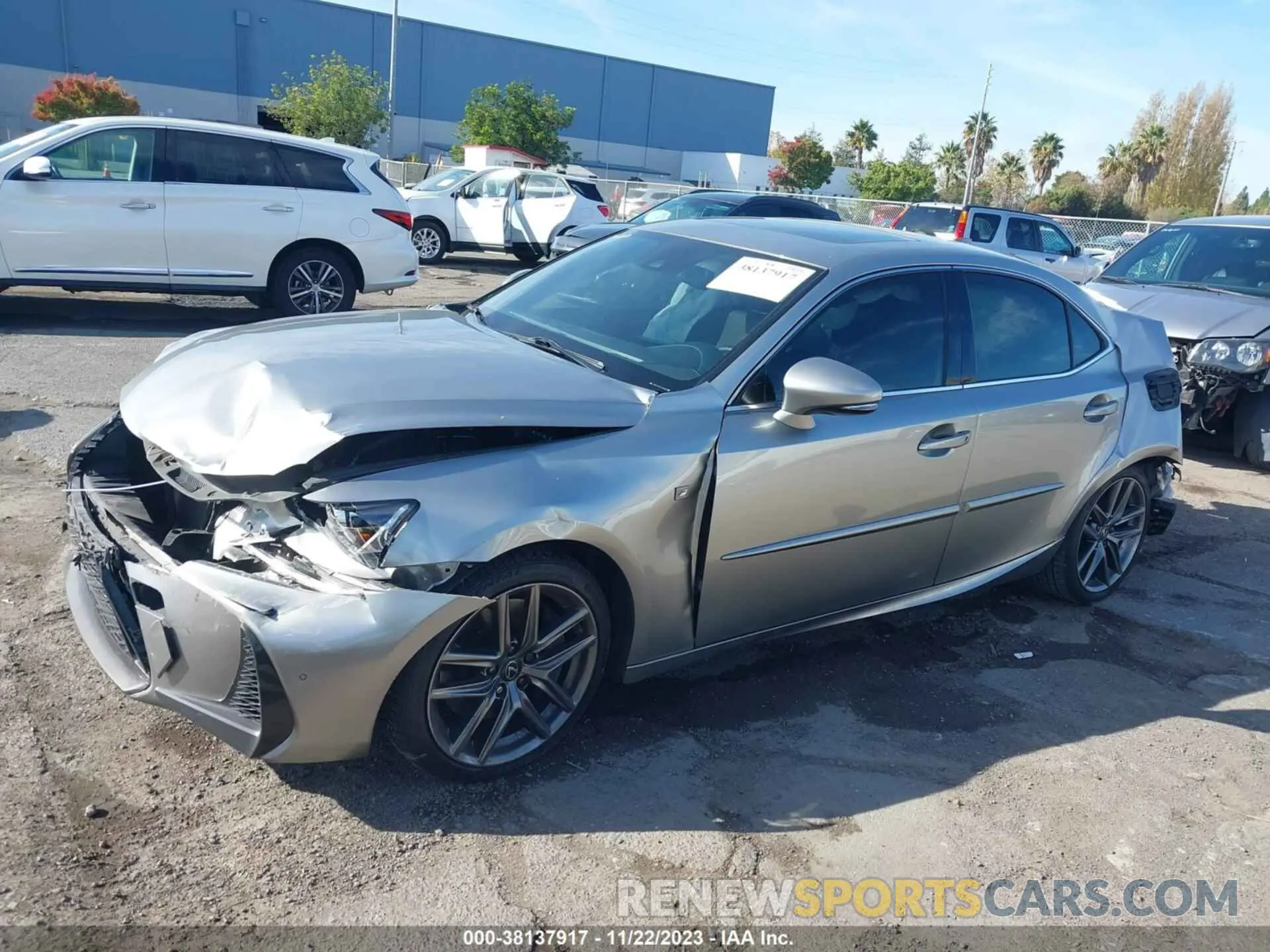 2 Photograph of a damaged car JTHGA1D25L5102865 LEXUS IS 300 2020