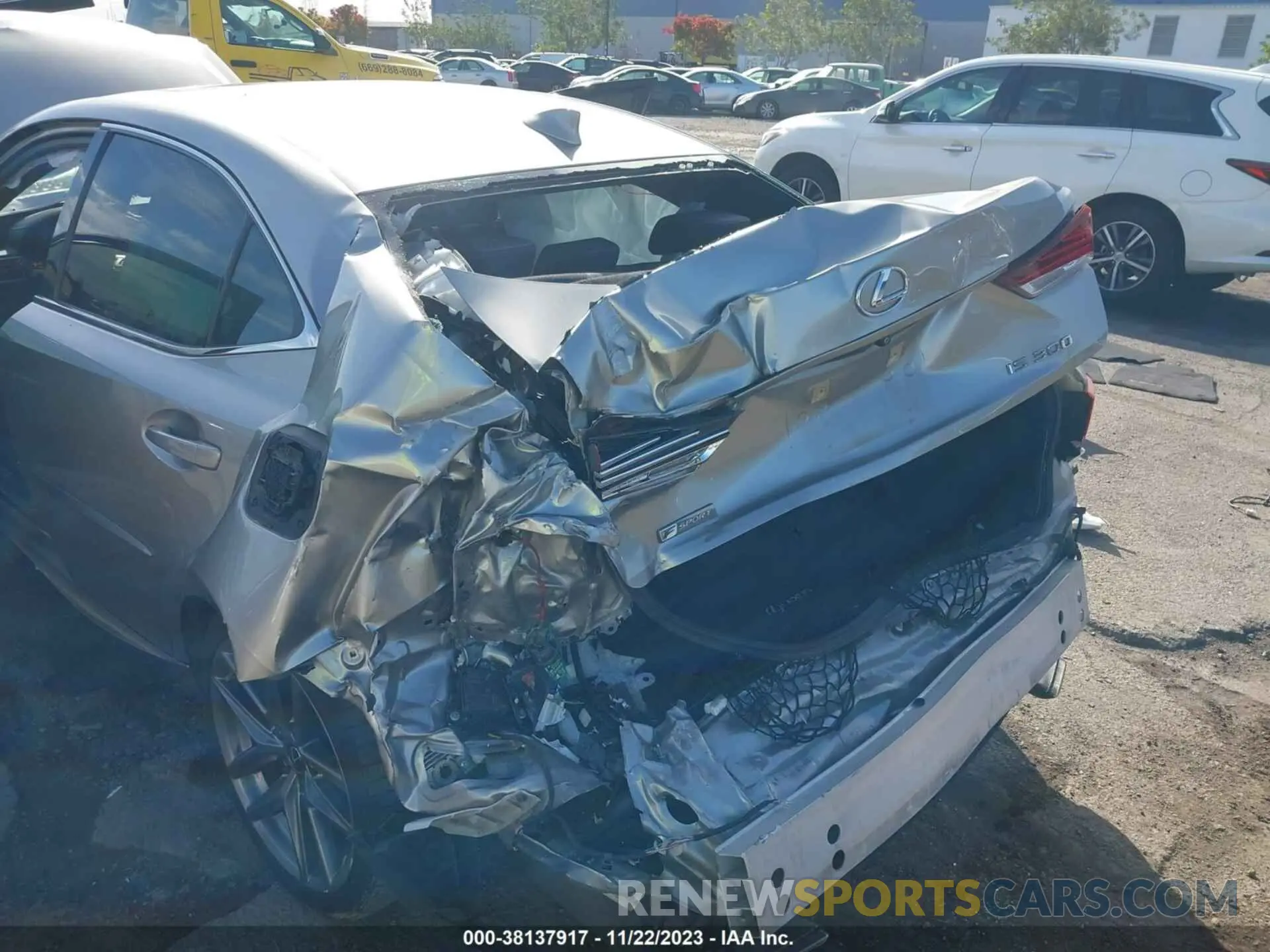 6 Photograph of a damaged car JTHGA1D25L5102865 LEXUS IS 300 2020
