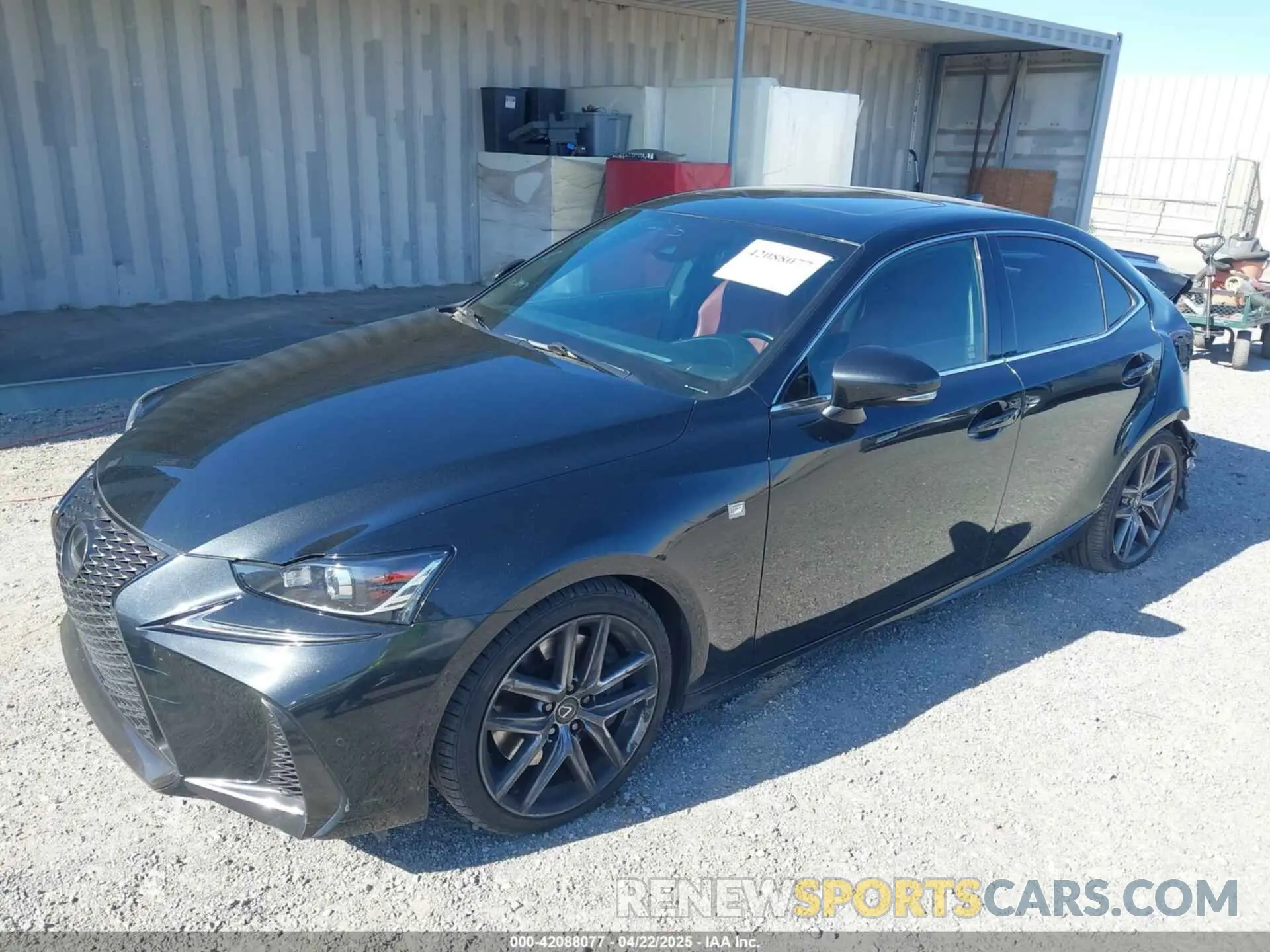 2 Photograph of a damaged car JTHGA1D26L5107816 LEXUS IS 300 2020