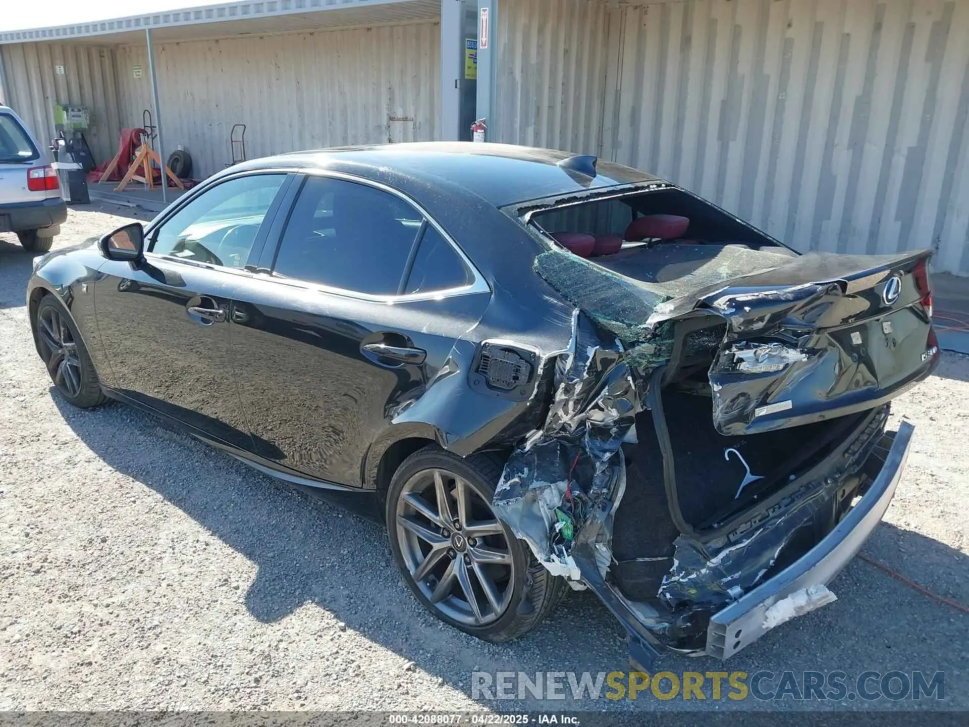 3 Photograph of a damaged car JTHGA1D26L5107816 LEXUS IS 300 2020