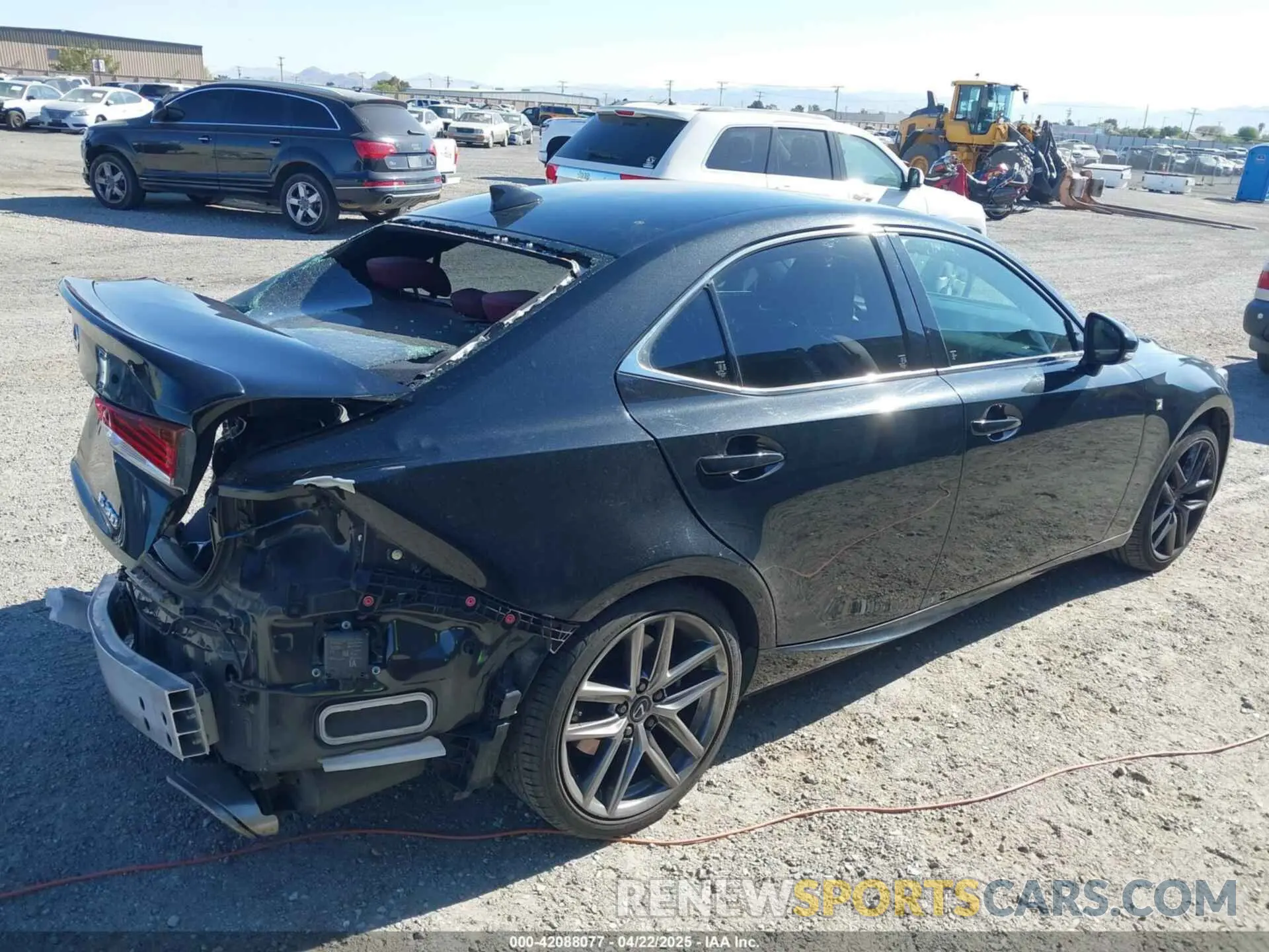 4 Photograph of a damaged car JTHGA1D26L5107816 LEXUS IS 300 2020