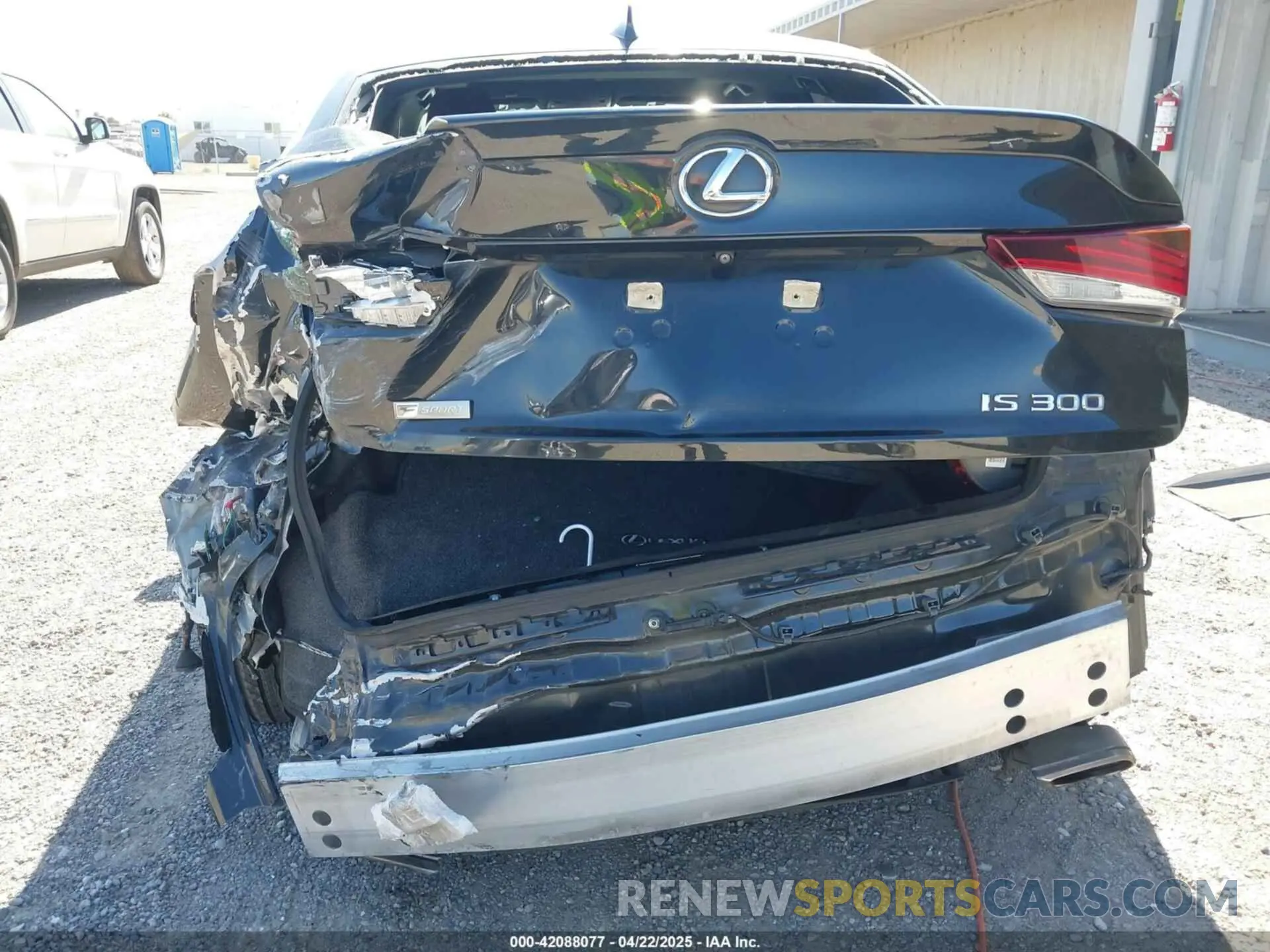 6 Photograph of a damaged car JTHGA1D26L5107816 LEXUS IS 300 2020