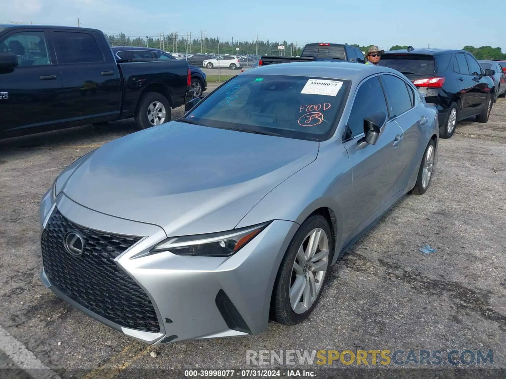 6 Photograph of a damaged car JTHAA1D20M5113232 LEXUS IS 300 2021