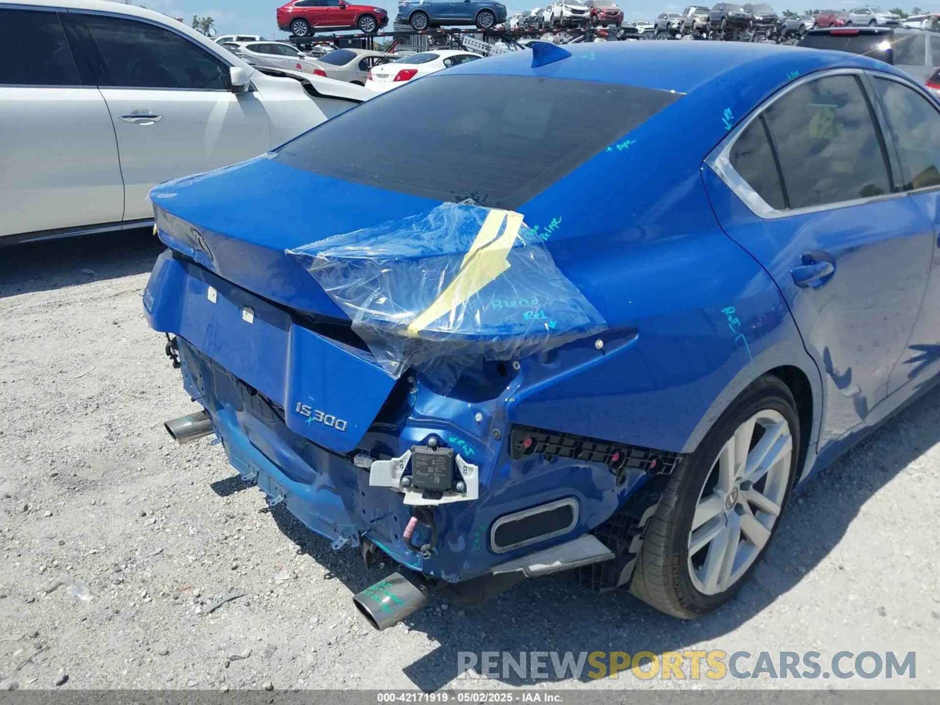 19 Photograph of a damaged car JTHAA1D20M5115188 LEXUS IS 300 2021