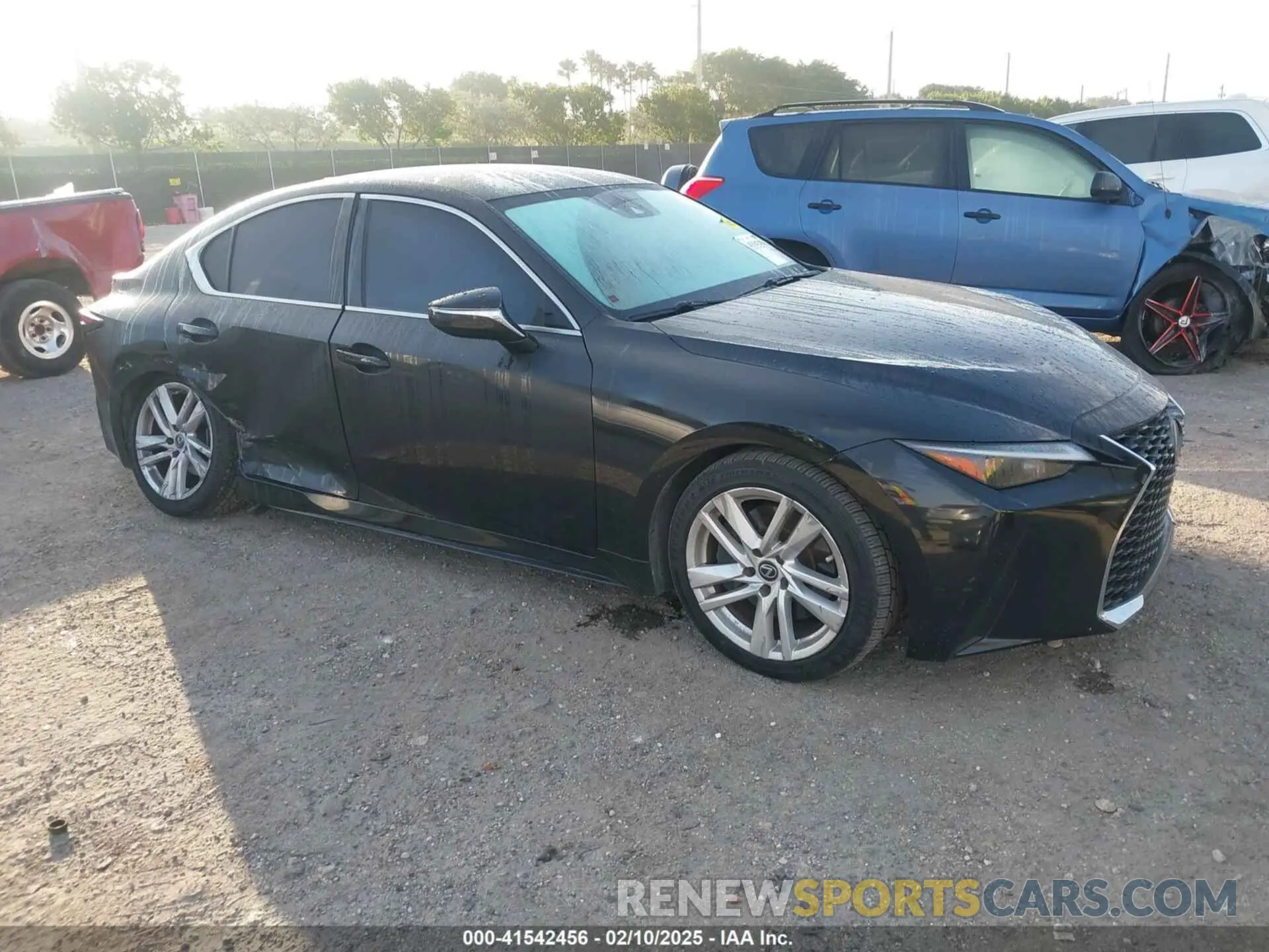 1 Photograph of a damaged car JTHAA1D21M5113448 LEXUS IS 300 2021