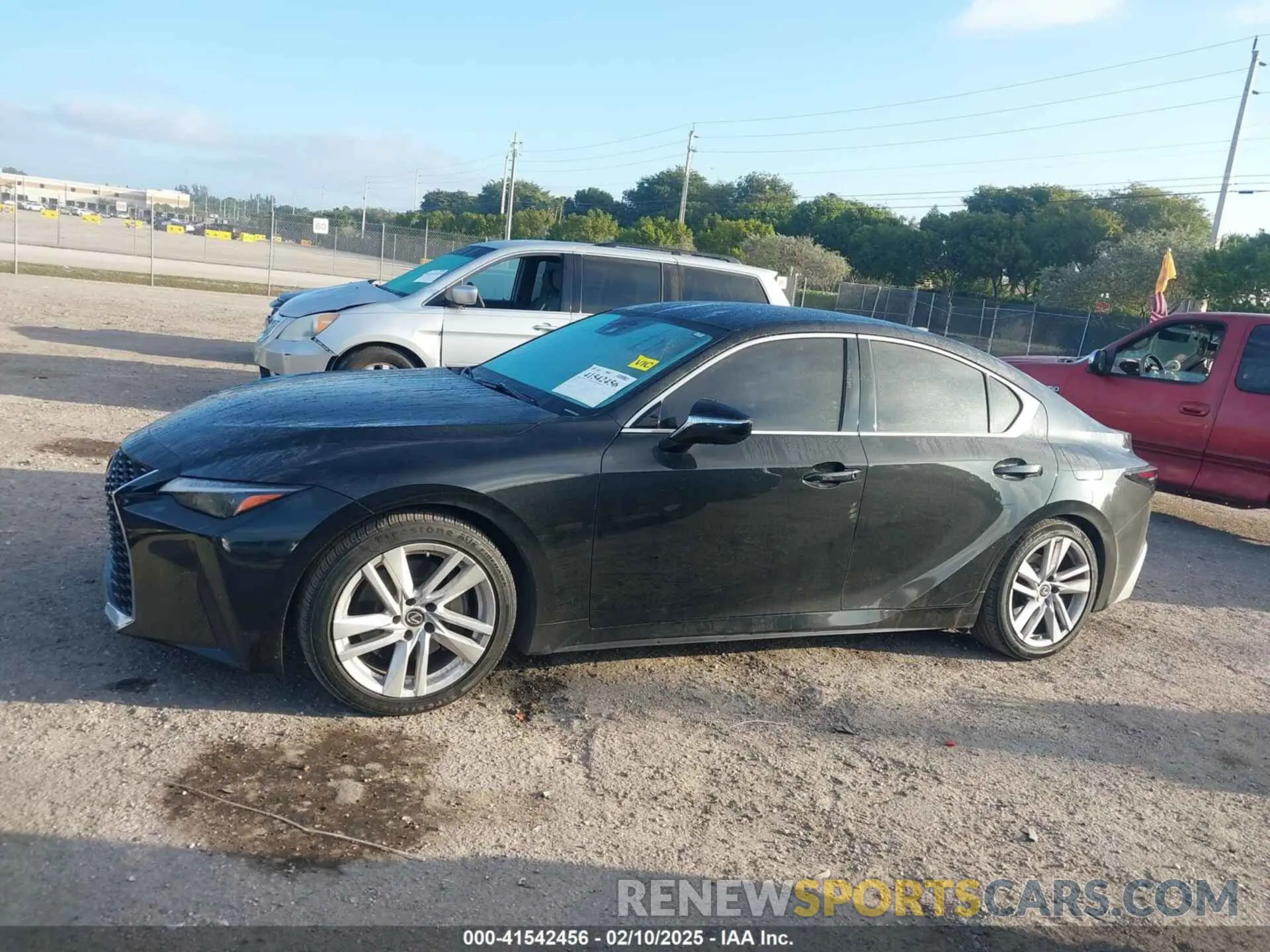 14 Photograph of a damaged car JTHAA1D21M5113448 LEXUS IS 300 2021