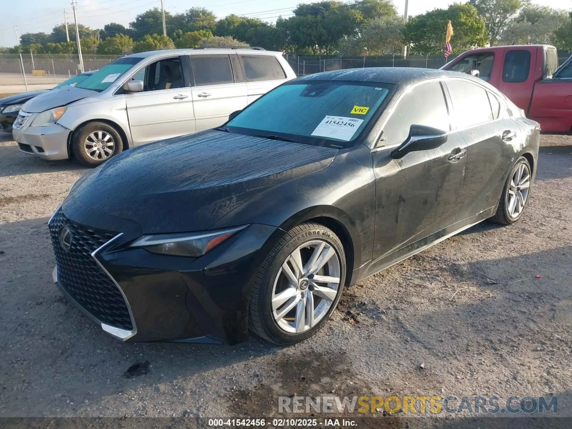 2 Photograph of a damaged car JTHAA1D21M5113448 LEXUS IS 300 2021