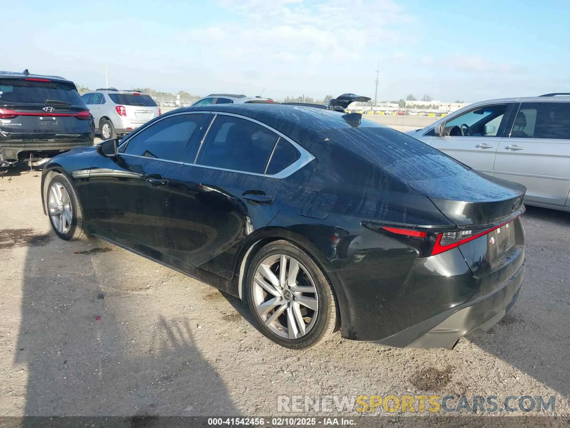 3 Photograph of a damaged car JTHAA1D21M5113448 LEXUS IS 300 2021