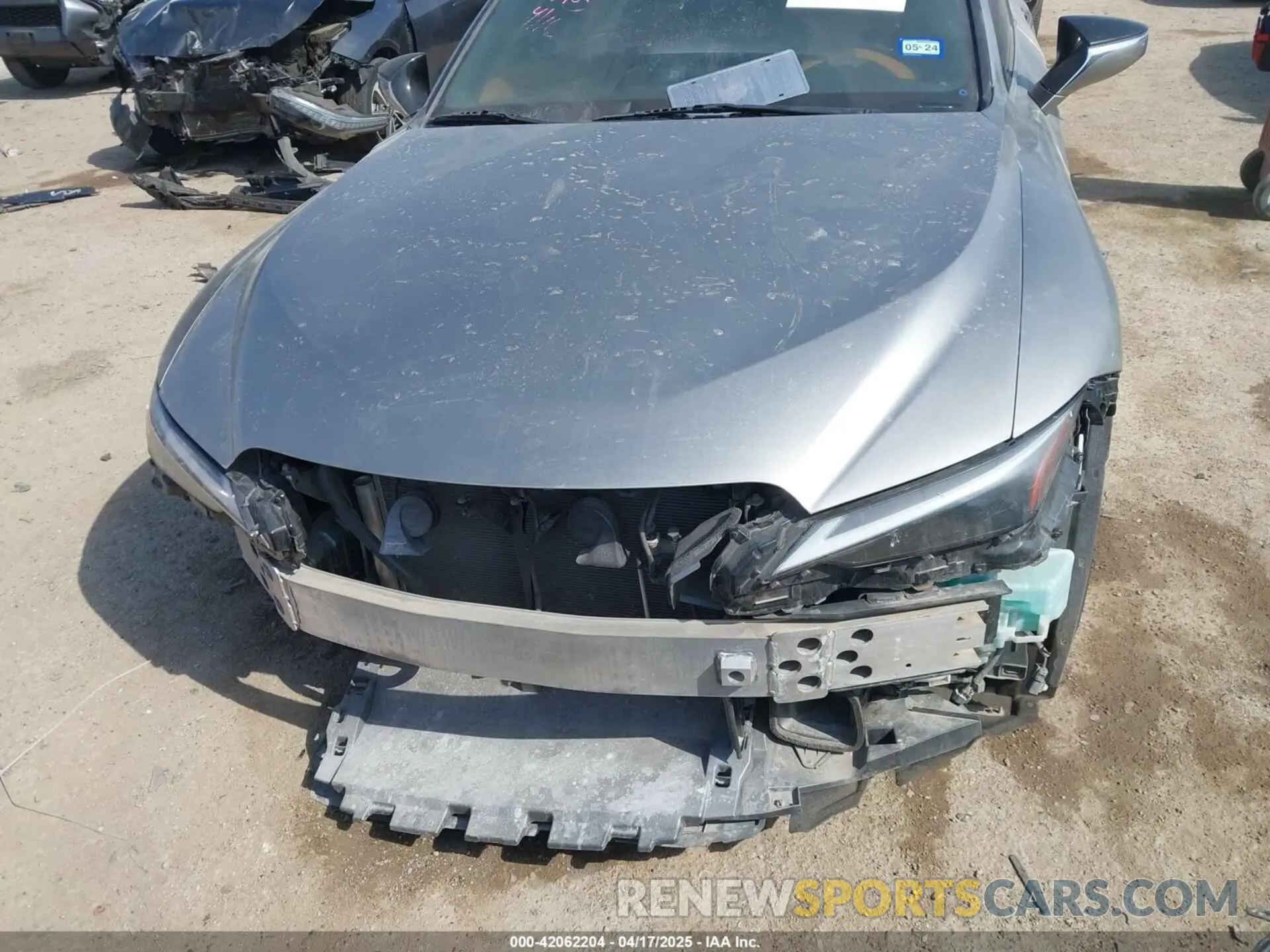 6 Photograph of a damaged car JTHAA1D26M5112909 LEXUS IS 300 2021