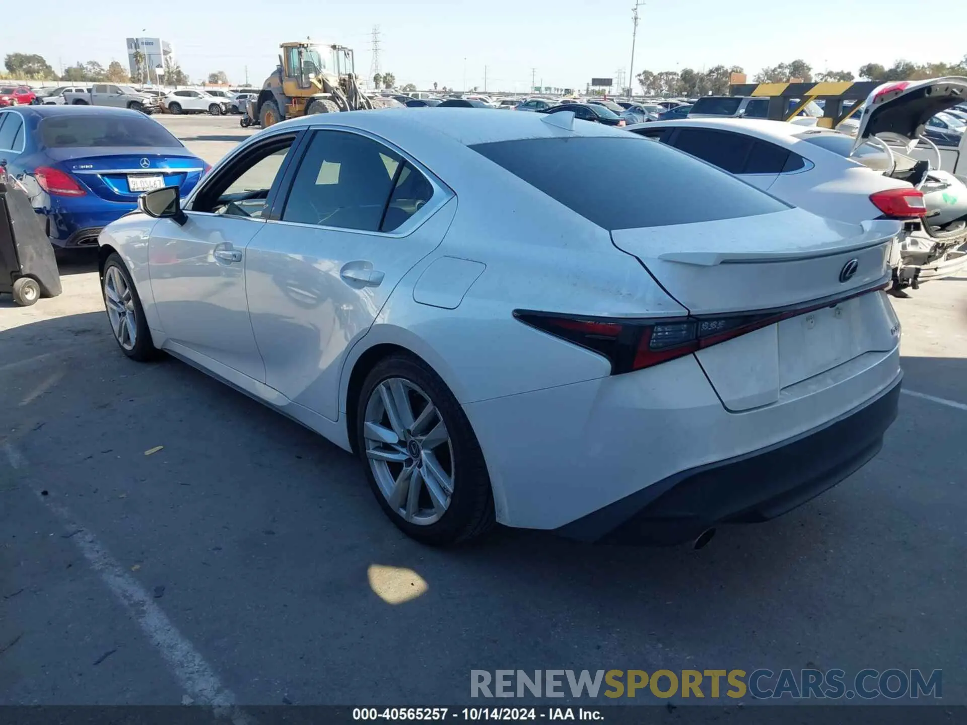 3 Photograph of a damaged car JTHAA1D26M5114076 LEXUS IS 300 2021