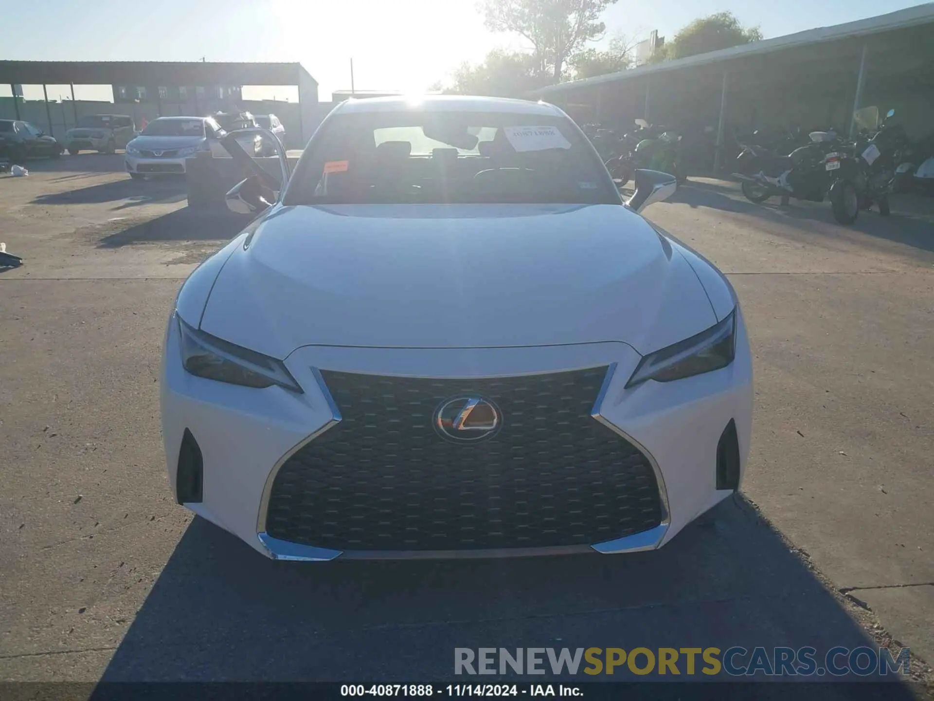 12 Photograph of a damaged car JTHAA1D28M5117481 LEXUS IS 300 2021
