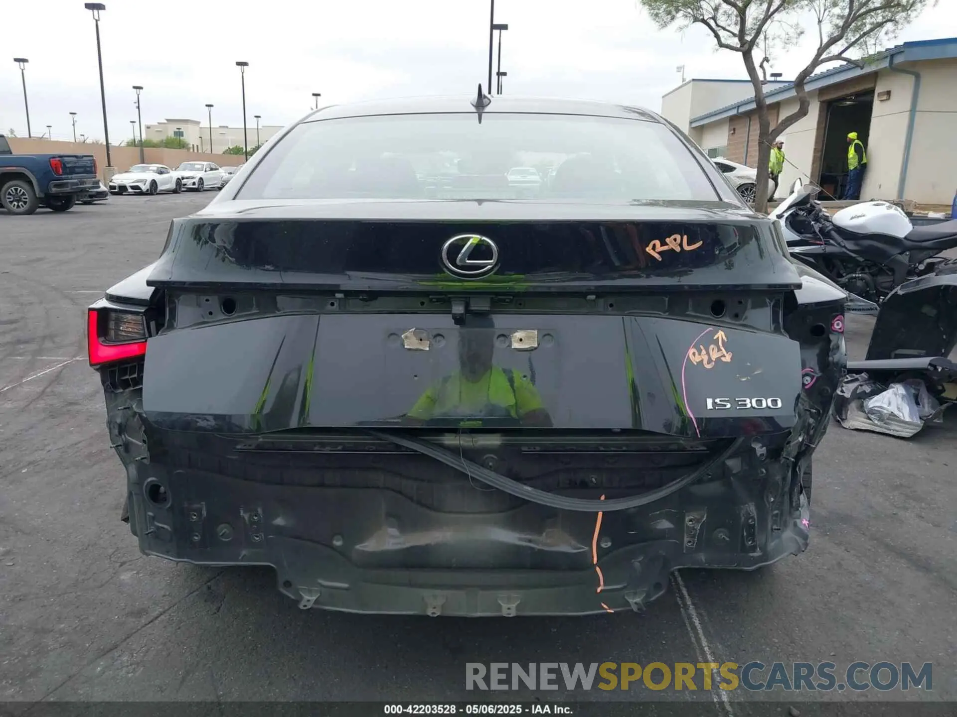 17 Photograph of a damaged car JTHAA1D29M5111530 LEXUS IS 300 2021