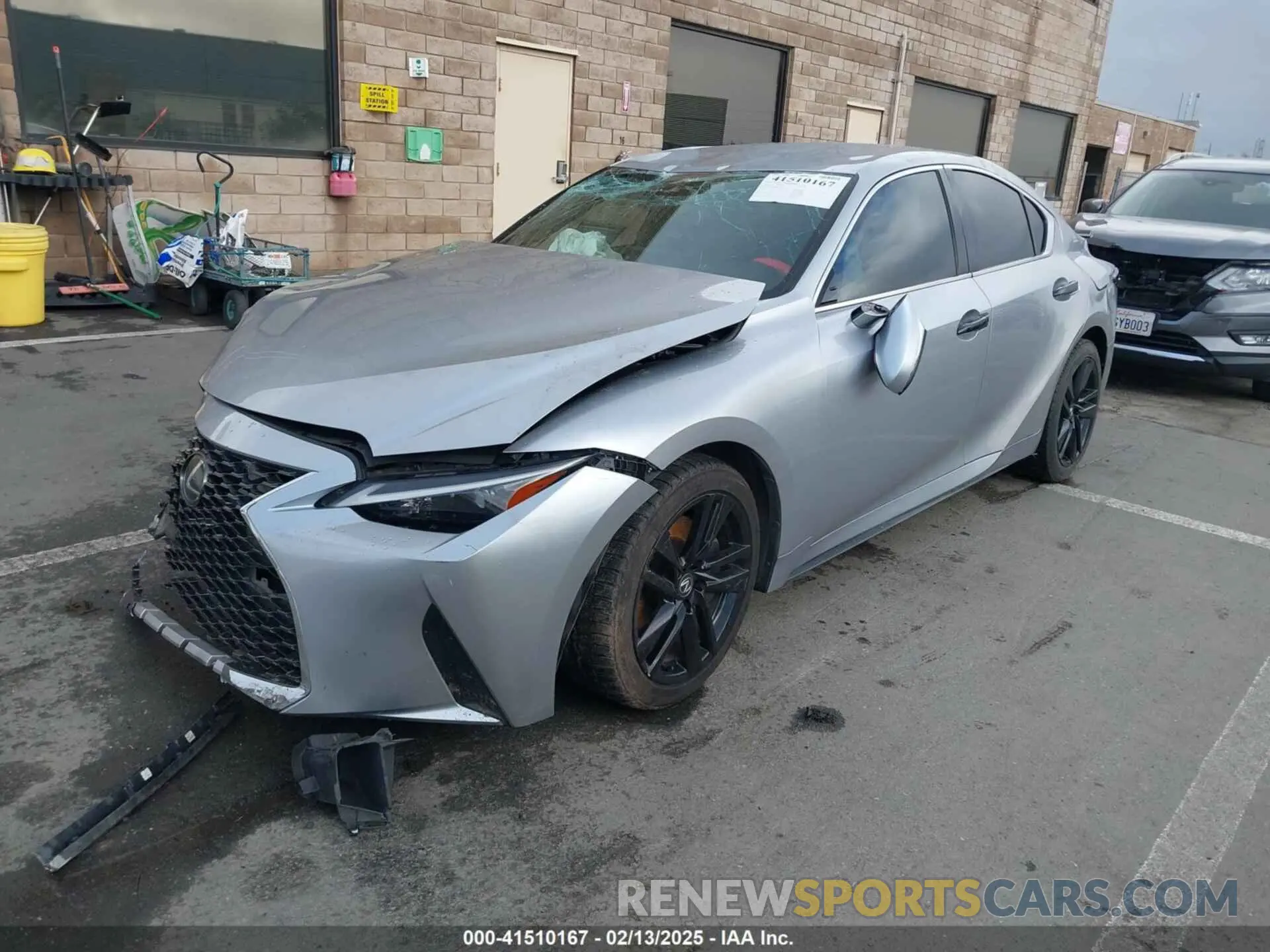 2 Photograph of a damaged car JTHAA1D2XM5111407 LEXUS IS 300 2021