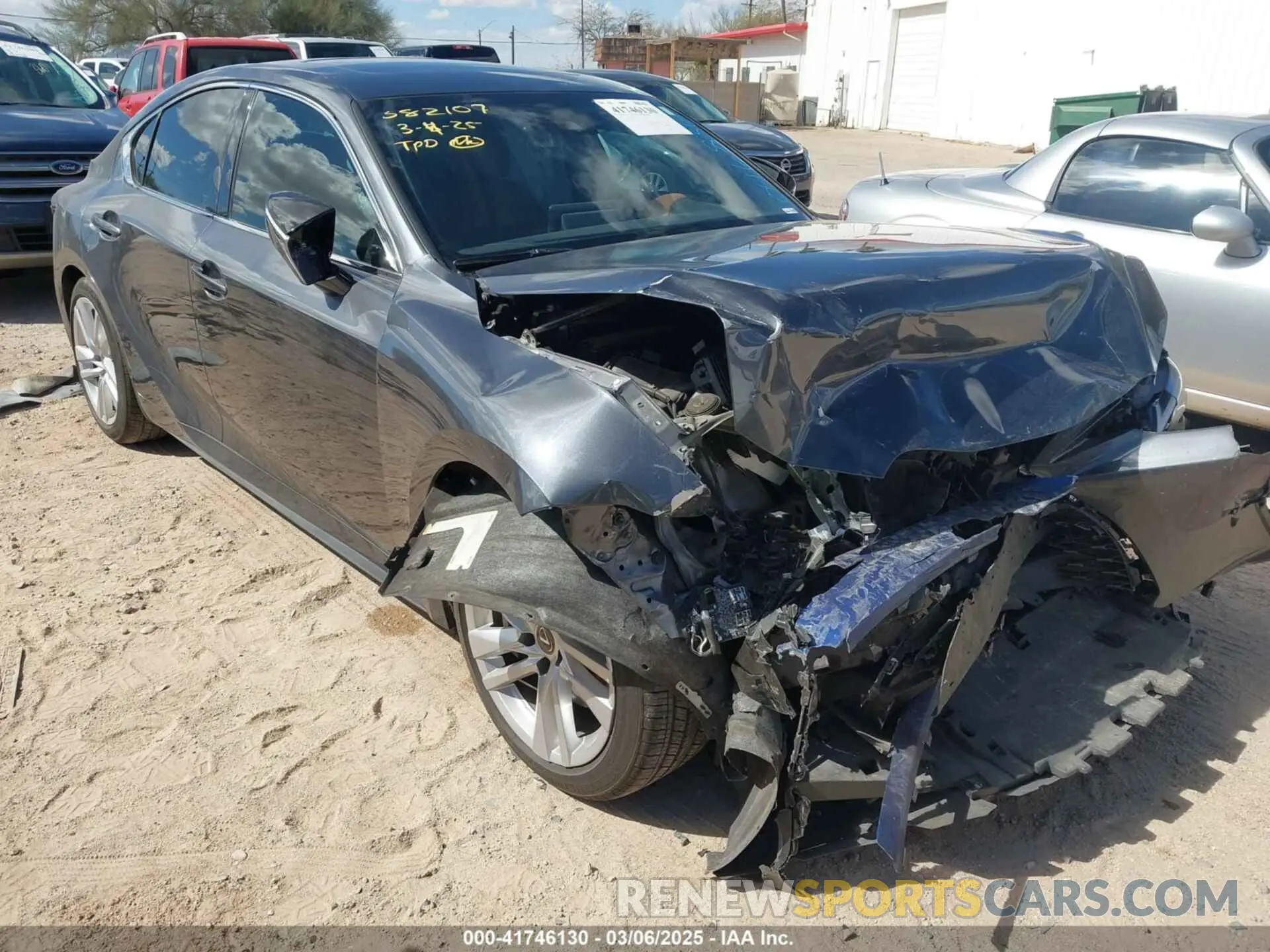 6 Photograph of a damaged car JTHC81F21M5046836 LEXUS IS 300 2021