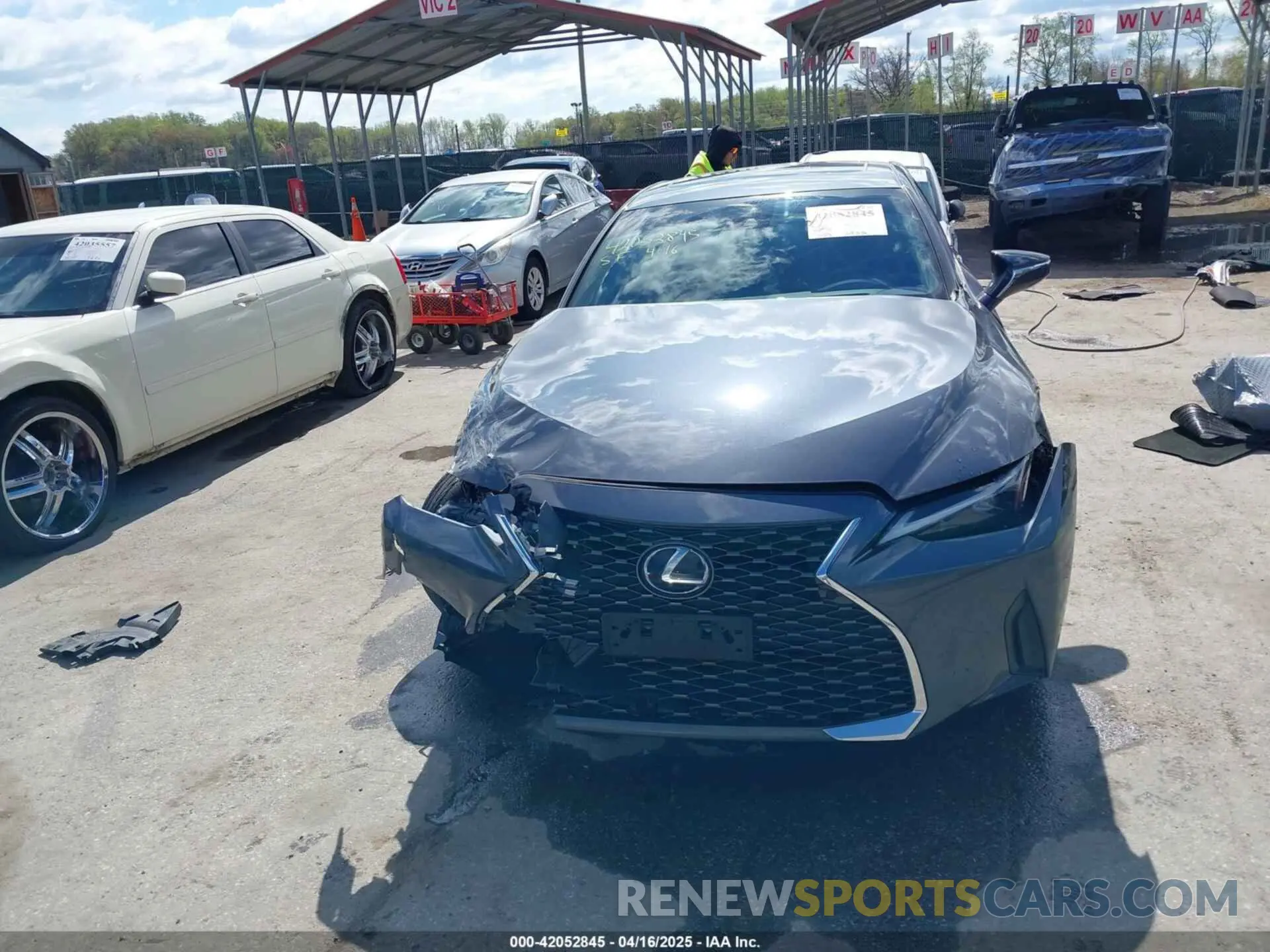 12 Photograph of a damaged car JTHC81F21M5046917 LEXUS IS 300 2021