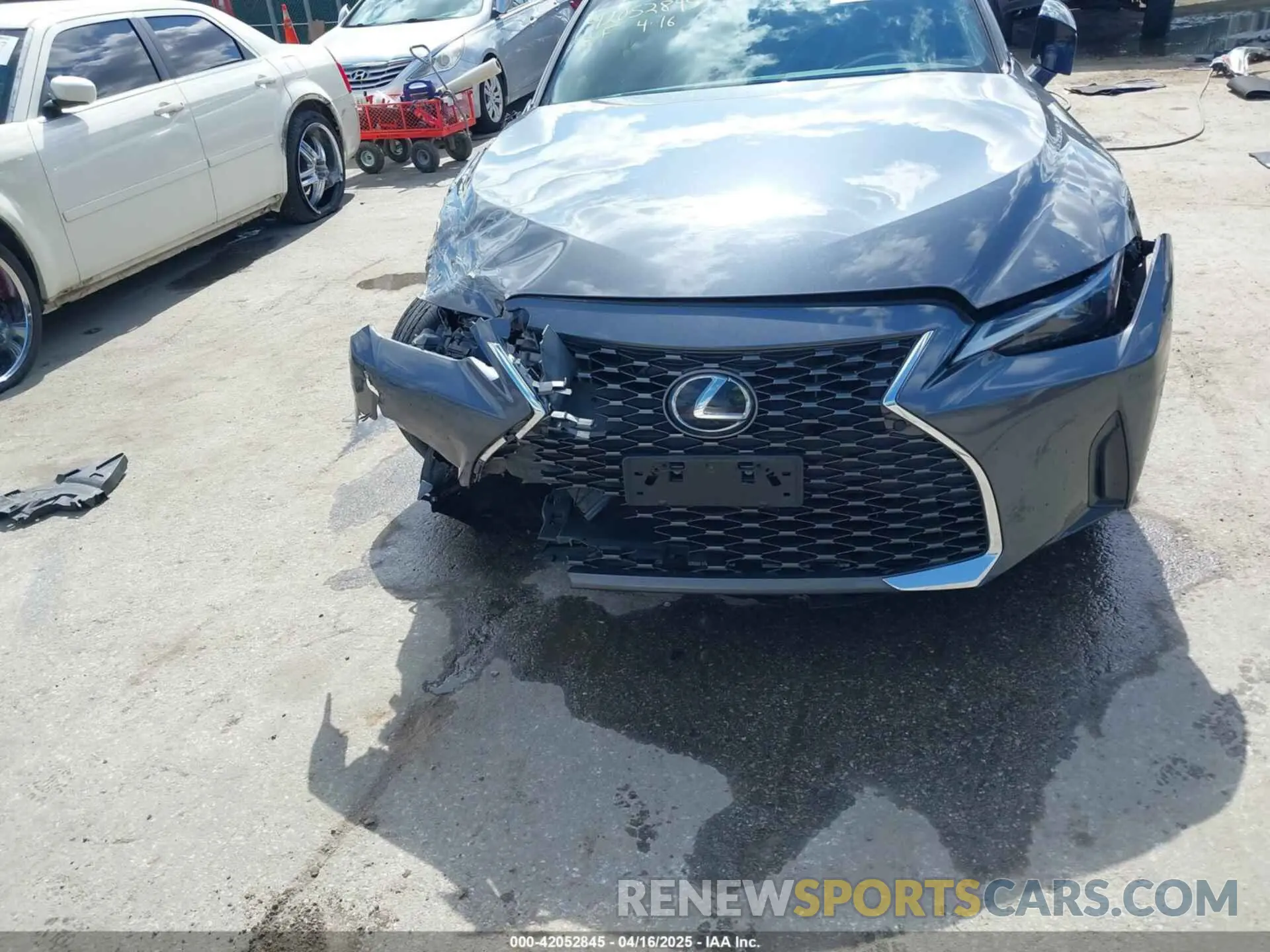 18 Photograph of a damaged car JTHC81F21M5046917 LEXUS IS 300 2021
