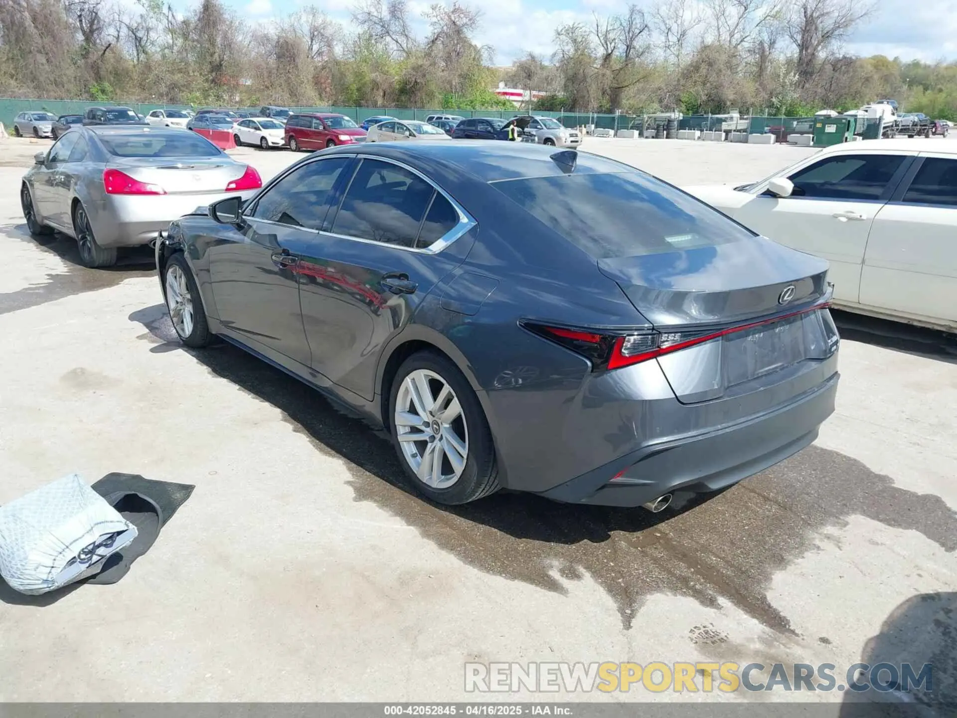 3 Photograph of a damaged car JTHC81F21M5046917 LEXUS IS 300 2021