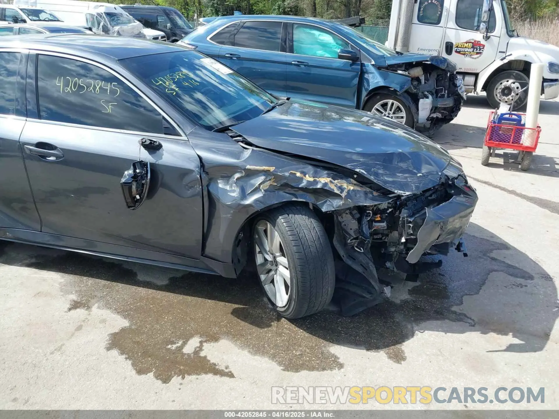 6 Photograph of a damaged car JTHC81F21M5046917 LEXUS IS 300 2021