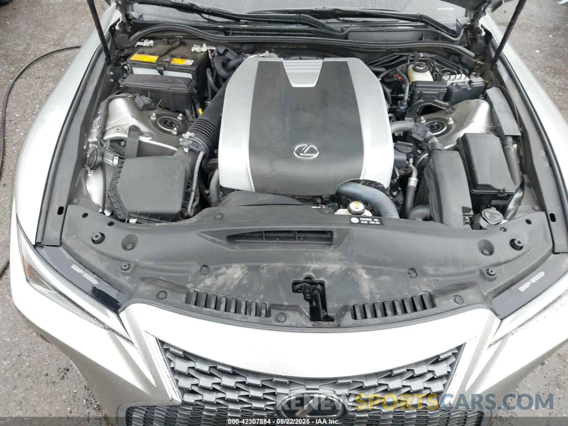 10 Photograph of a damaged car JTHC81F23M5047096 LEXUS IS 300 2021