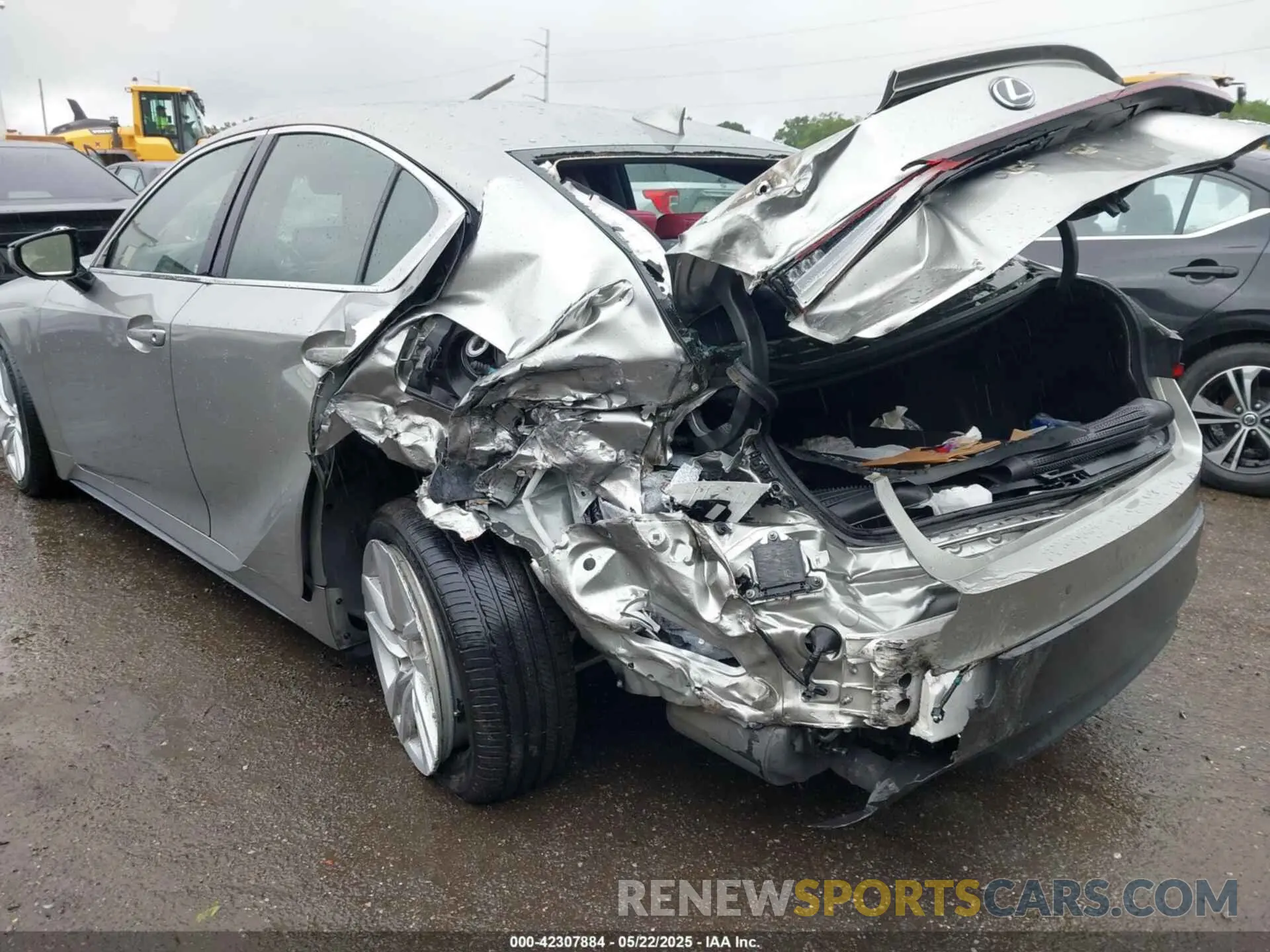 6 Photograph of a damaged car JTHC81F23M5047096 LEXUS IS 300 2021