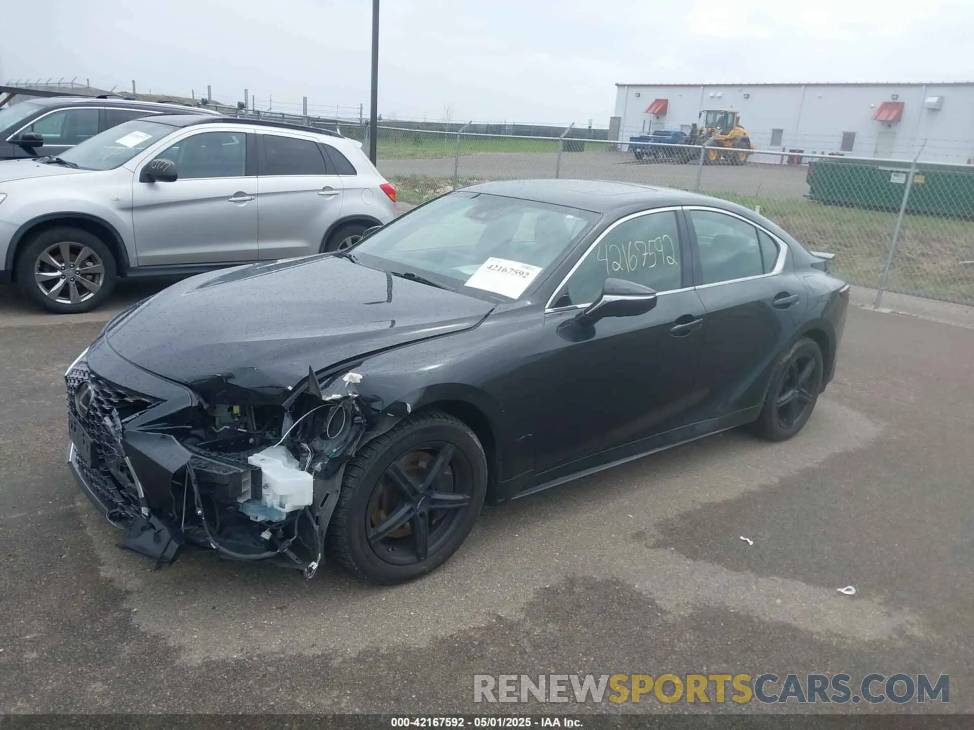 2 Photograph of a damaged car JTHC81F25M5046788 LEXUS IS 300 2021