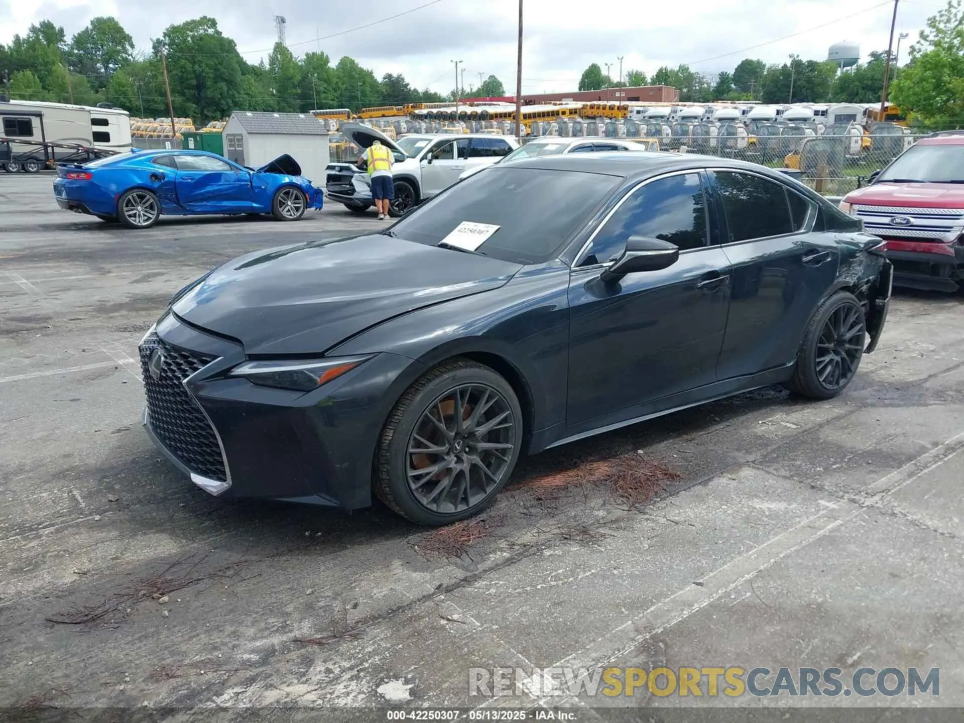 2 Photograph of a damaged car JTHC81F27M5045061 LEXUS IS 300 2021