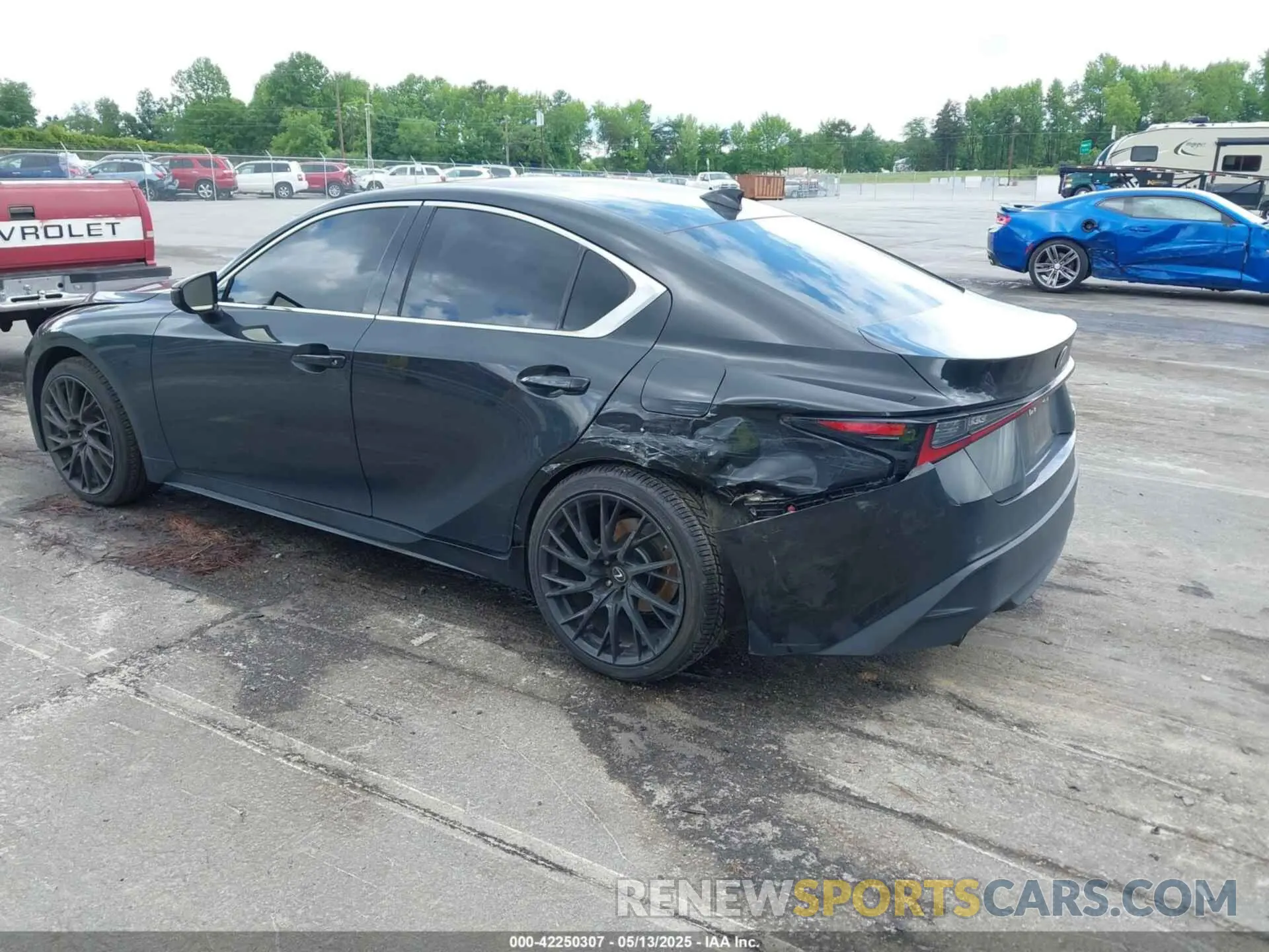 3 Photograph of a damaged car JTHC81F27M5045061 LEXUS IS 300 2021