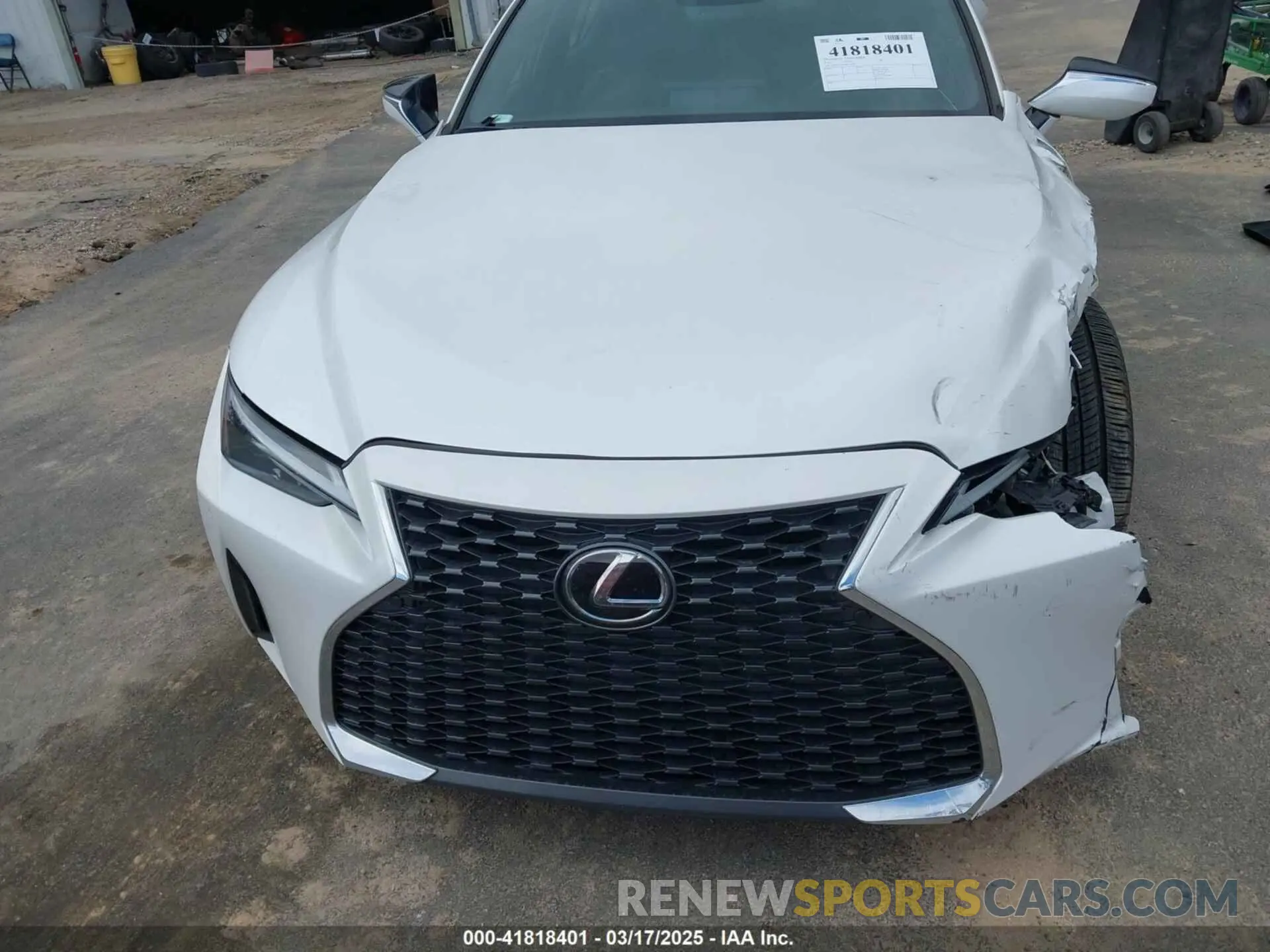 12 Photograph of a damaged car JTHCA1D21M5116584 LEXUS IS 300 2021