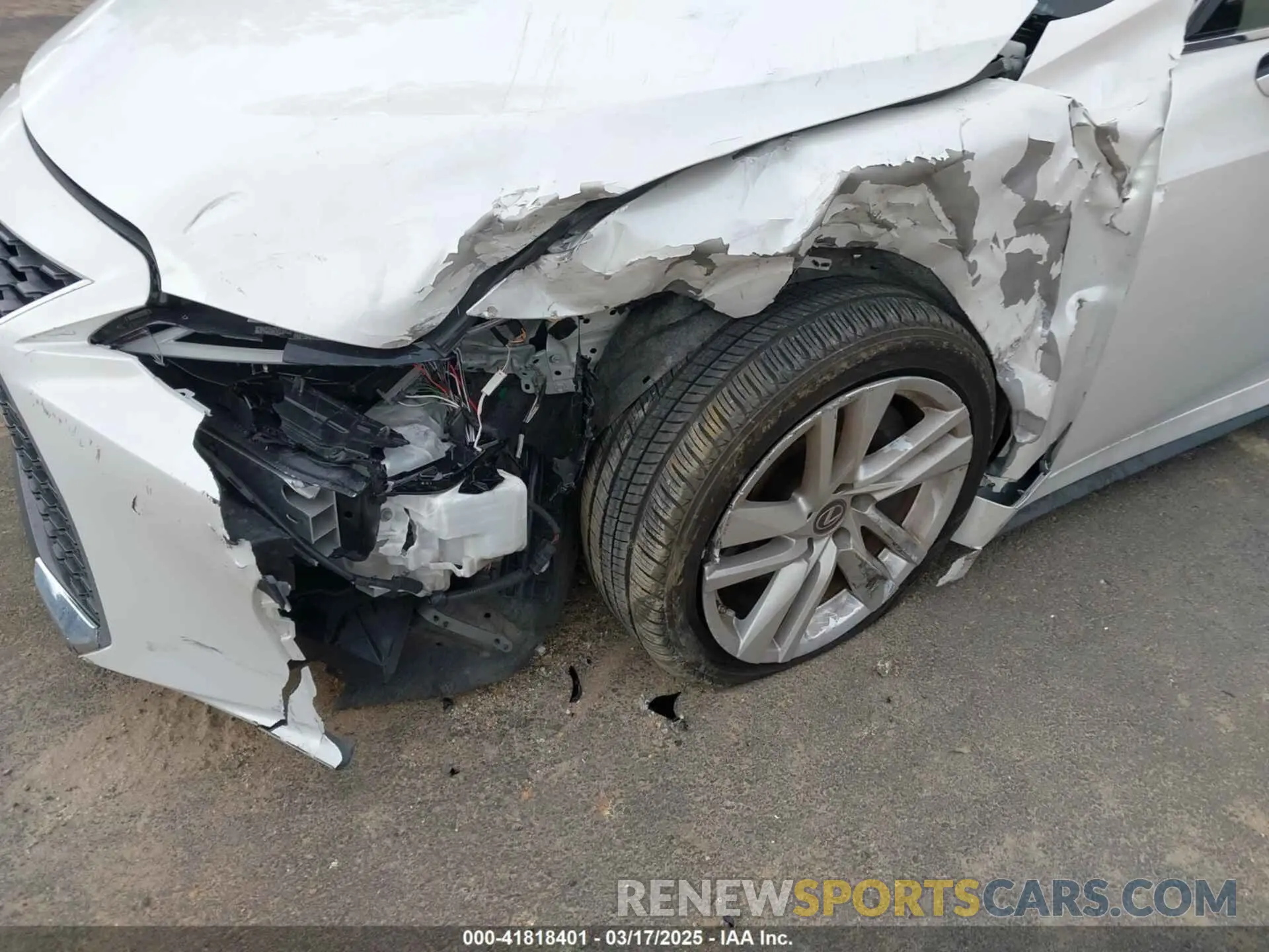 6 Photograph of a damaged car JTHCA1D21M5116584 LEXUS IS 300 2021