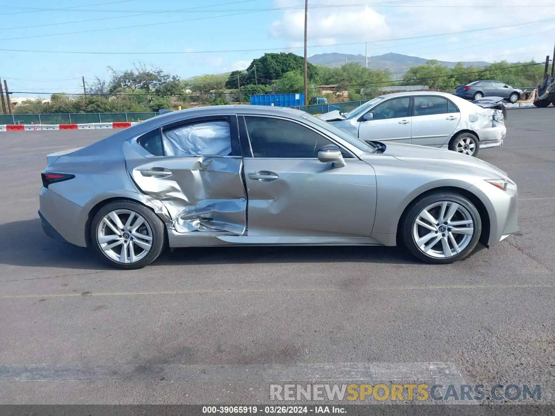 13 Photograph of a damaged car JTHCA1D22M5114987 LEXUS IS 300 2021