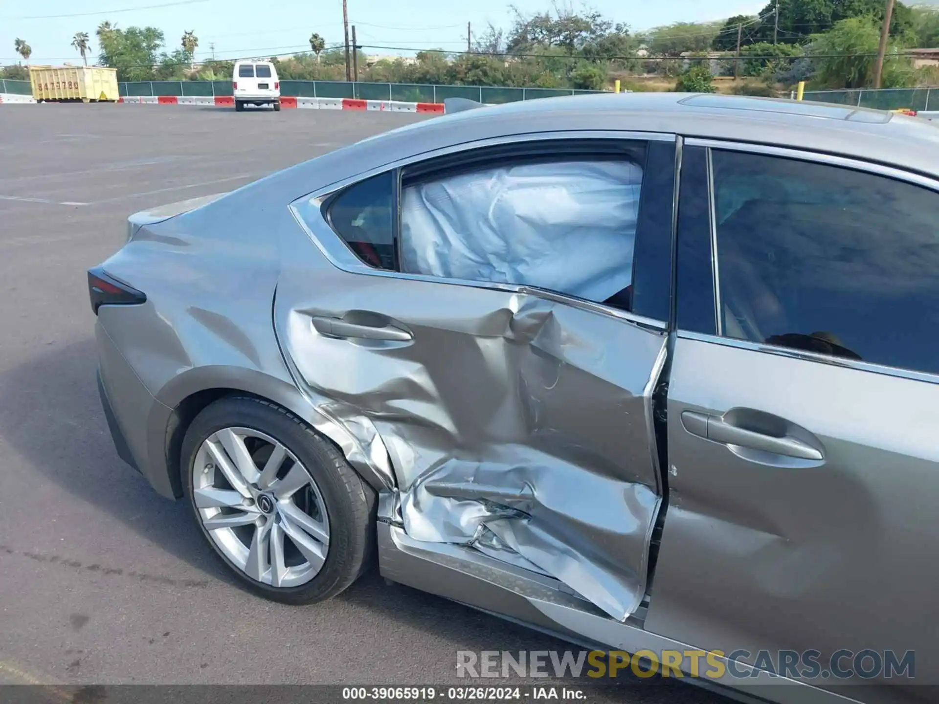 6 Photograph of a damaged car JTHCA1D22M5114987 LEXUS IS 300 2021