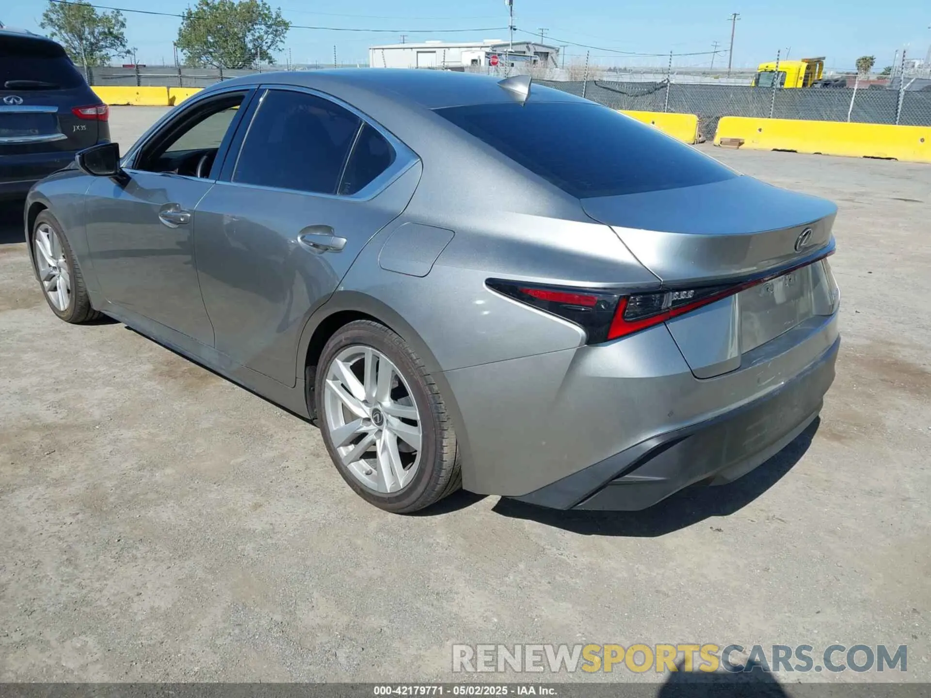 3 Photograph of a damaged car JTHCA1D24M5115848 LEXUS IS 300 2021