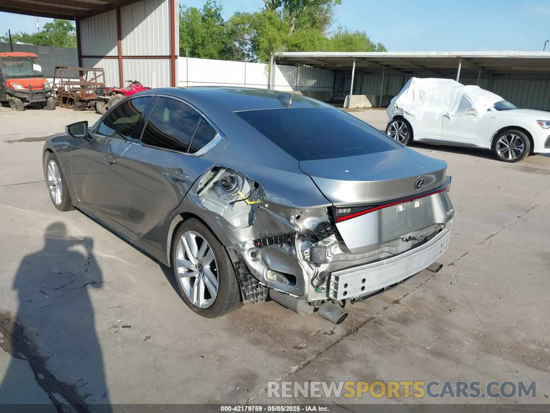 3 Photograph of a damaged car JTHCA1D26M5113003 LEXUS IS 300 2021