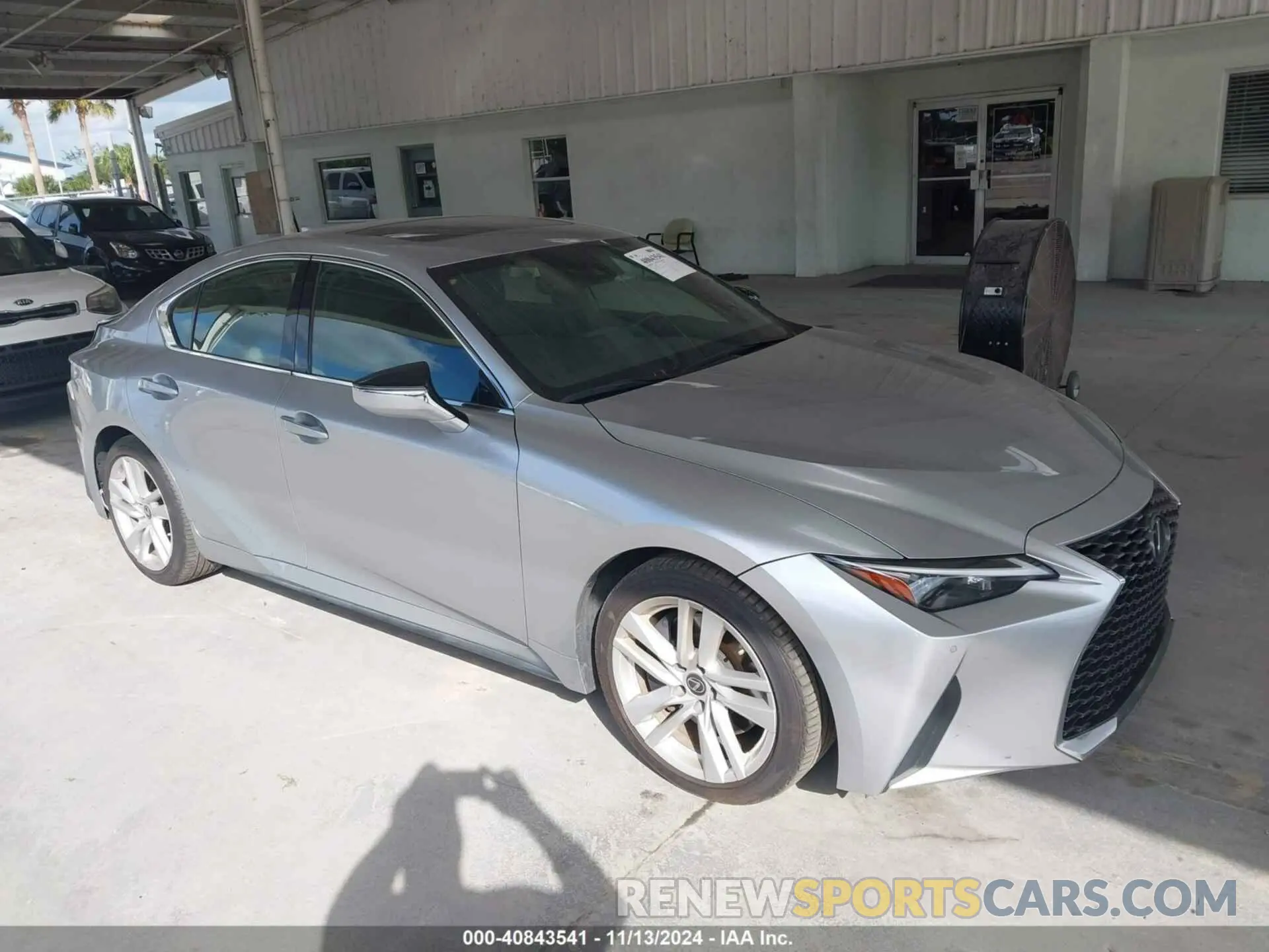 1 Photograph of a damaged car JTHCA1D29M5116932 LEXUS IS 300 2021