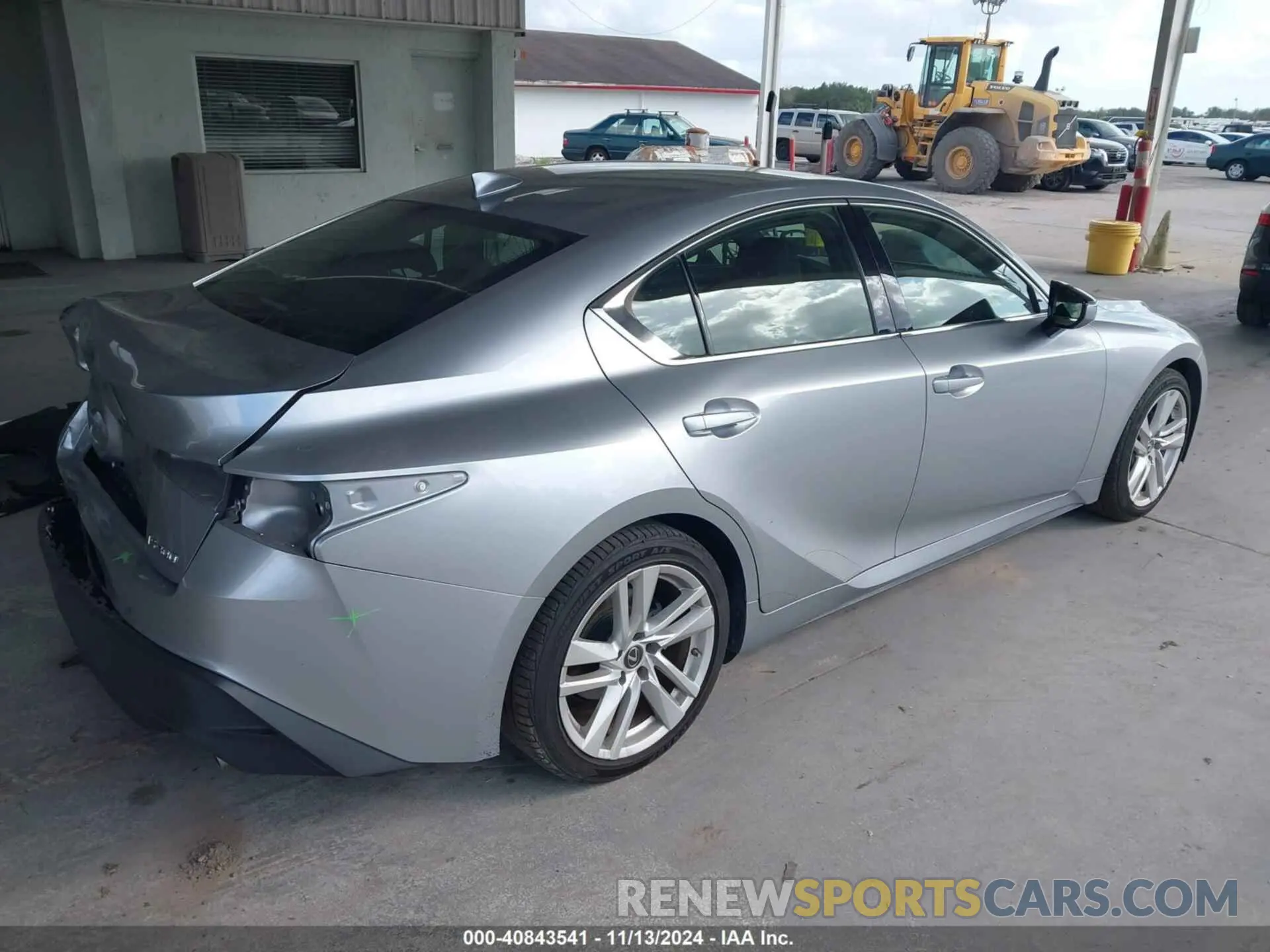4 Photograph of a damaged car JTHCA1D29M5116932 LEXUS IS 300 2021