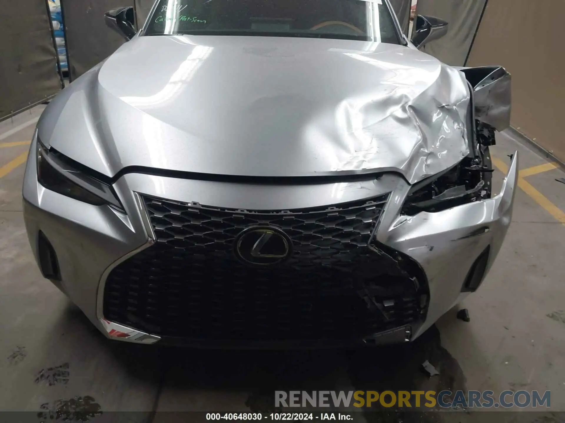 13 Photograph of a damaged car JTHAA1D27N5118428 LEXUS IS 300 2022