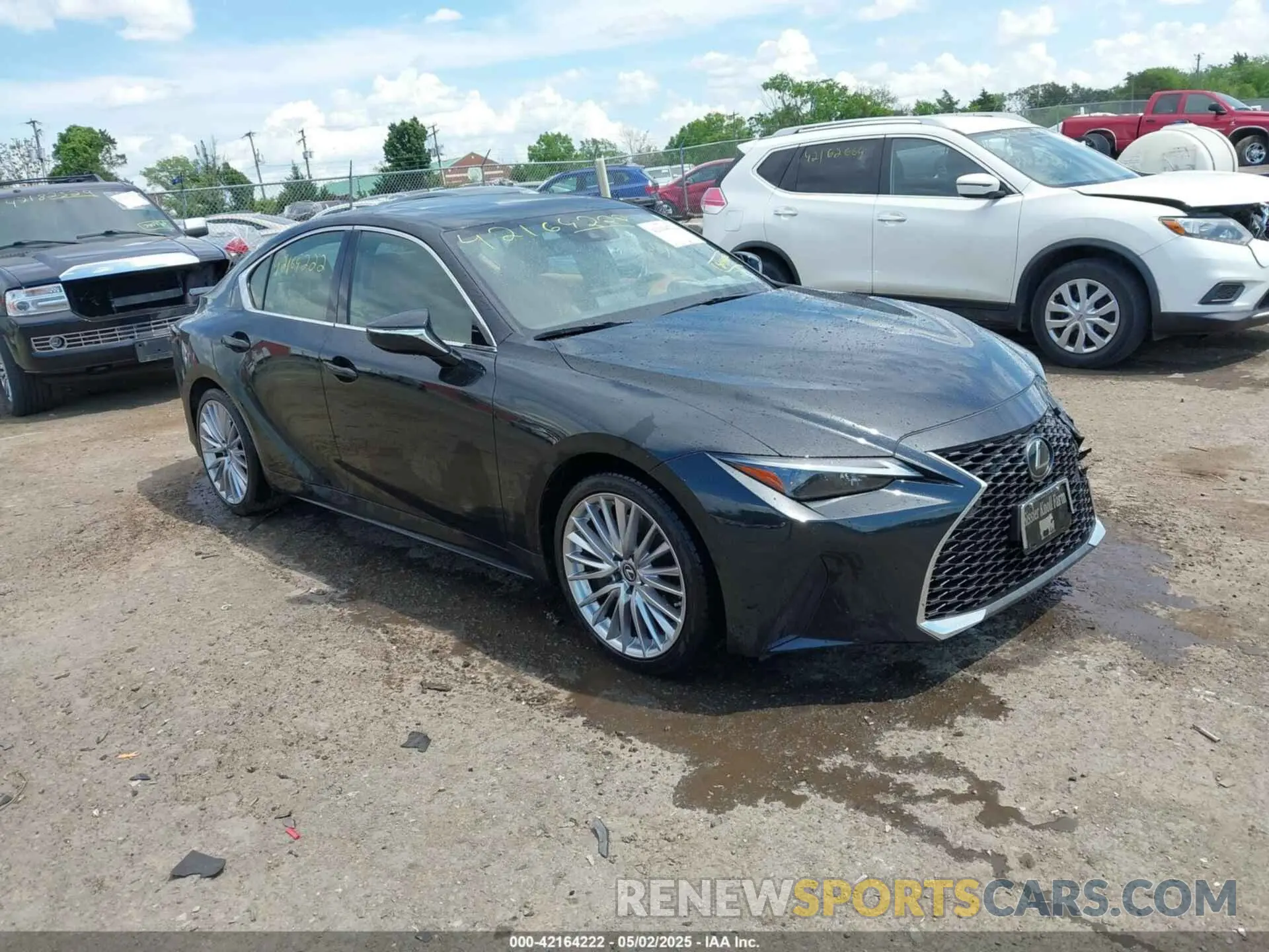 1 Photograph of a damaged car JTHD81F21N5048060 LEXUS IS 300 2022