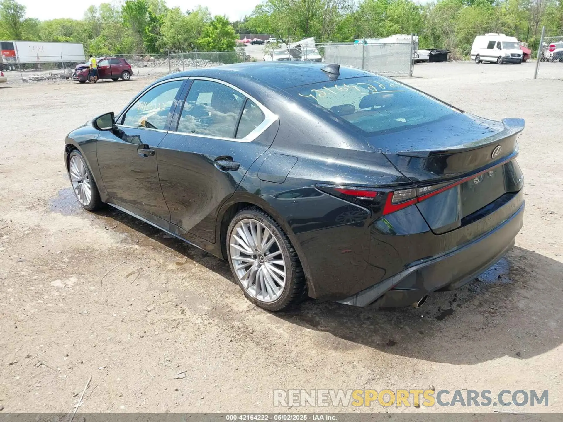 3 Photograph of a damaged car JTHD81F21N5048060 LEXUS IS 300 2022