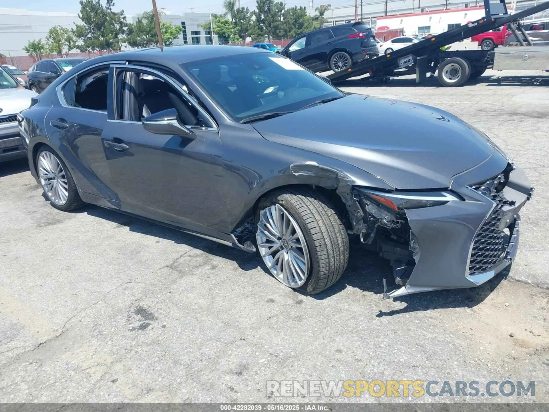 1 Photograph of a damaged car JTHDA1D24N5118903 LEXUS IS 300 2022