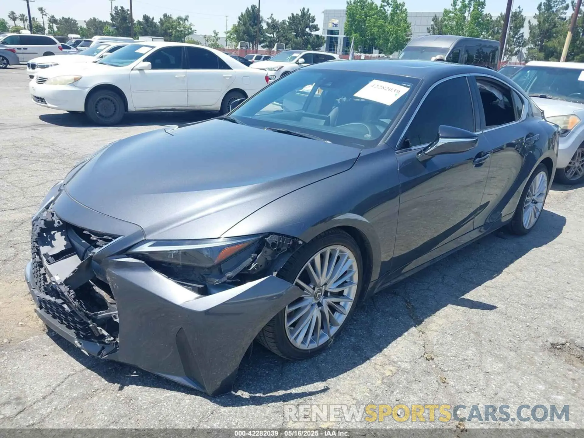 2 Photograph of a damaged car JTHDA1D24N5118903 LEXUS IS 300 2022