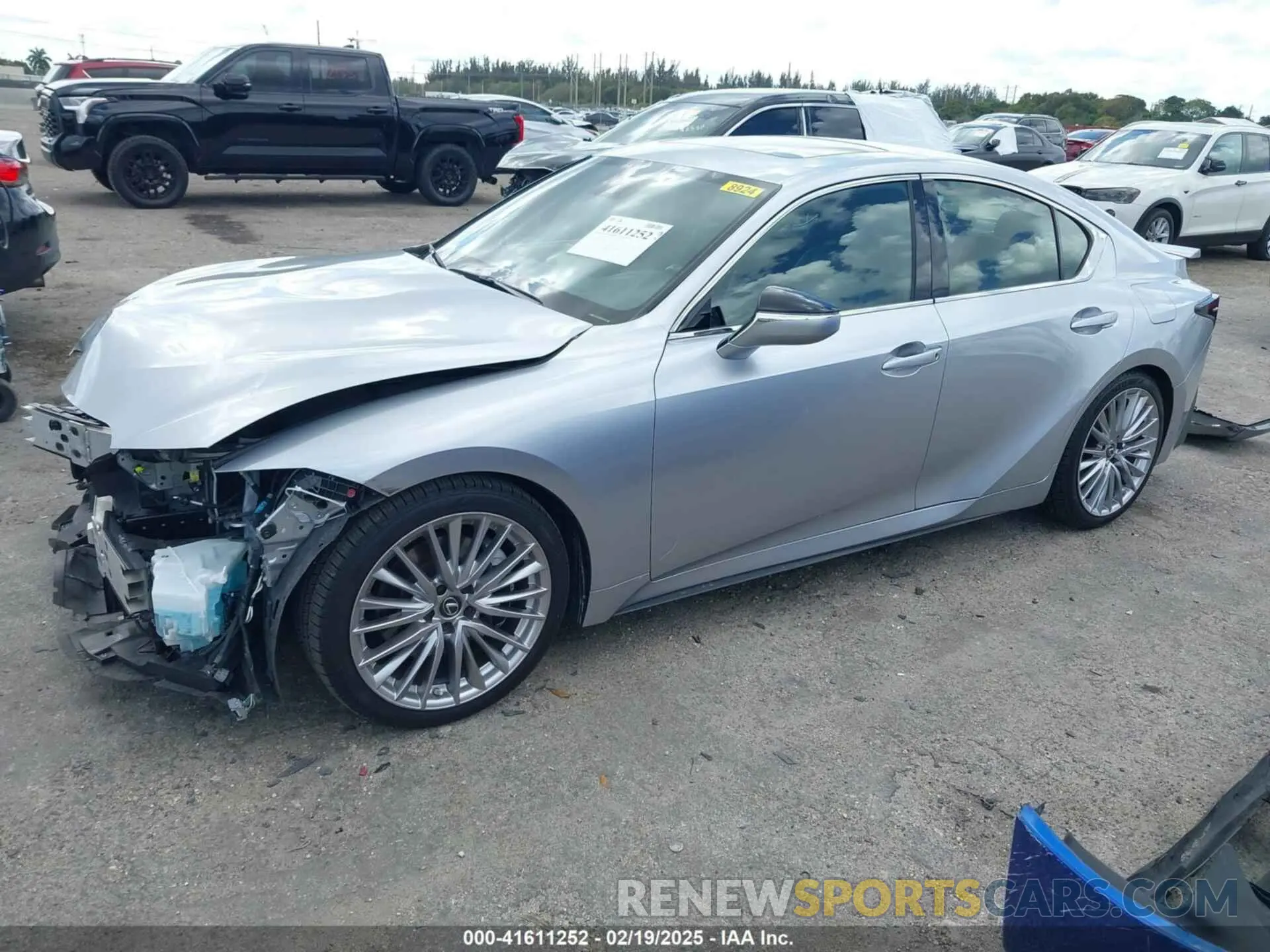 2 Photograph of a damaged car JTHDA1D24N5119341 LEXUS IS 300 2022