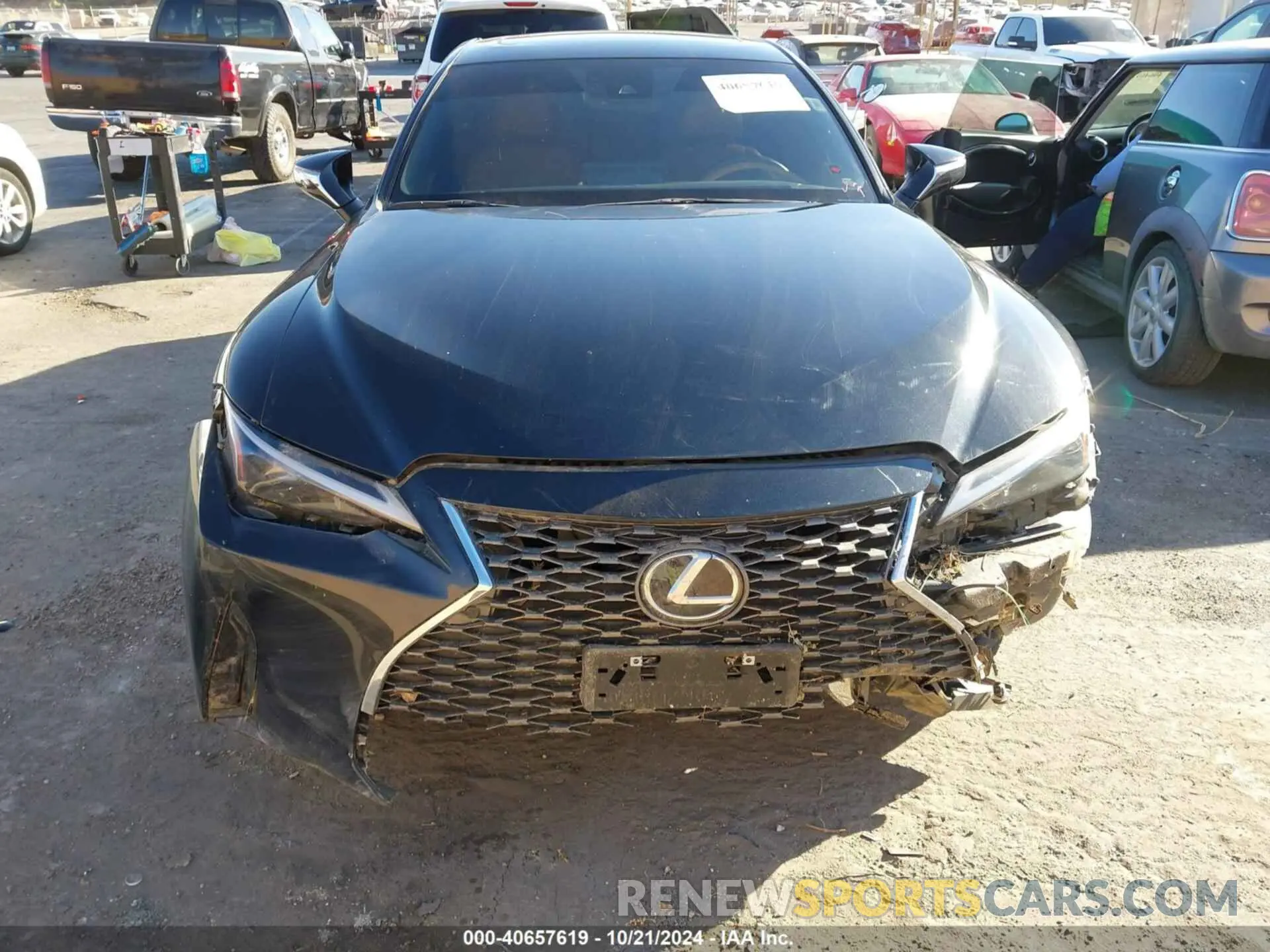 12 Photograph of a damaged car JTHDA1D27N5122492 LEXUS IS 300 2022