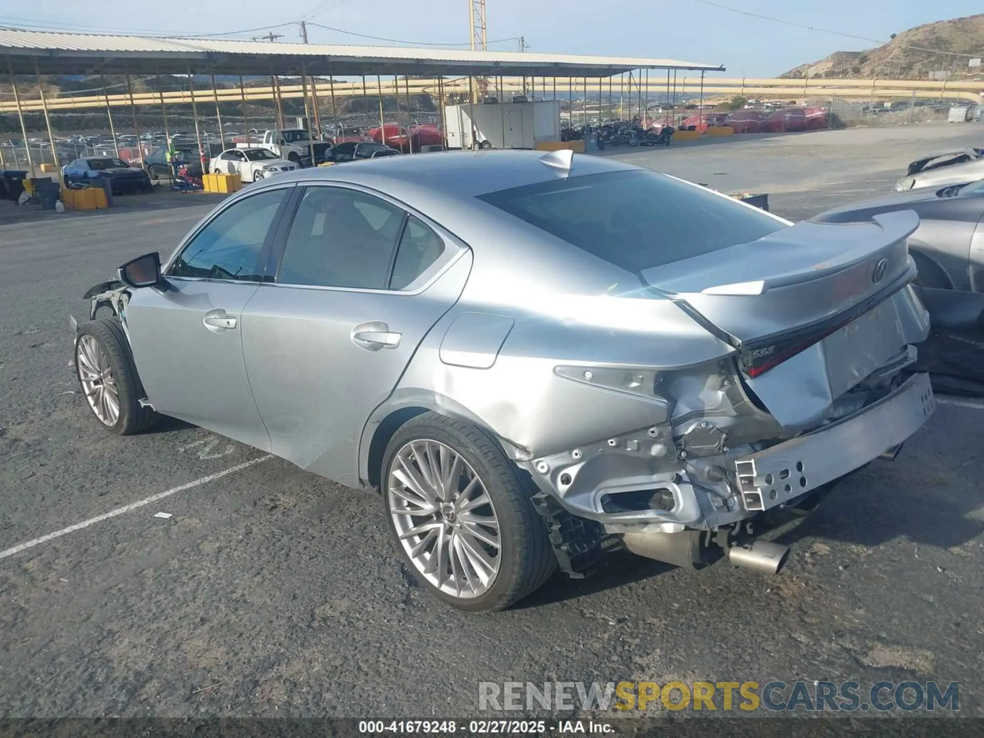 3 Photograph of a damaged car JTHDA1D2XN5120901 LEXUS IS 300 2022