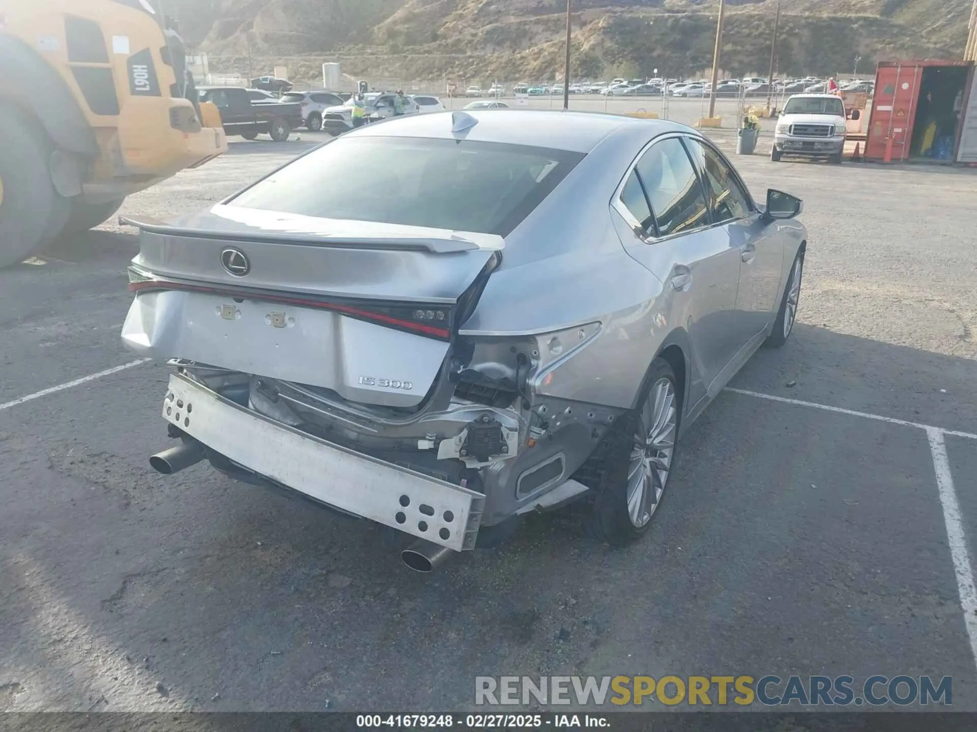 4 Photograph of a damaged car JTHDA1D2XN5120901 LEXUS IS 300 2022